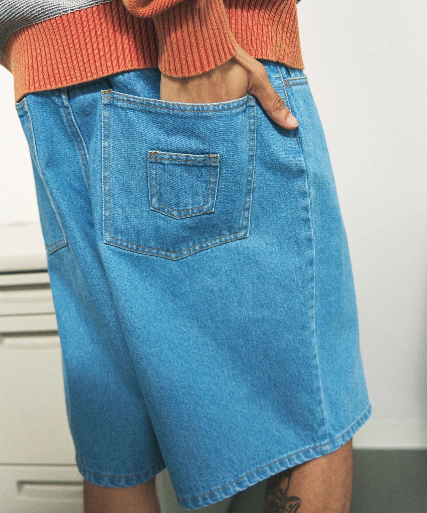 6 POCKET DENIM SHORTS PHINGERIN