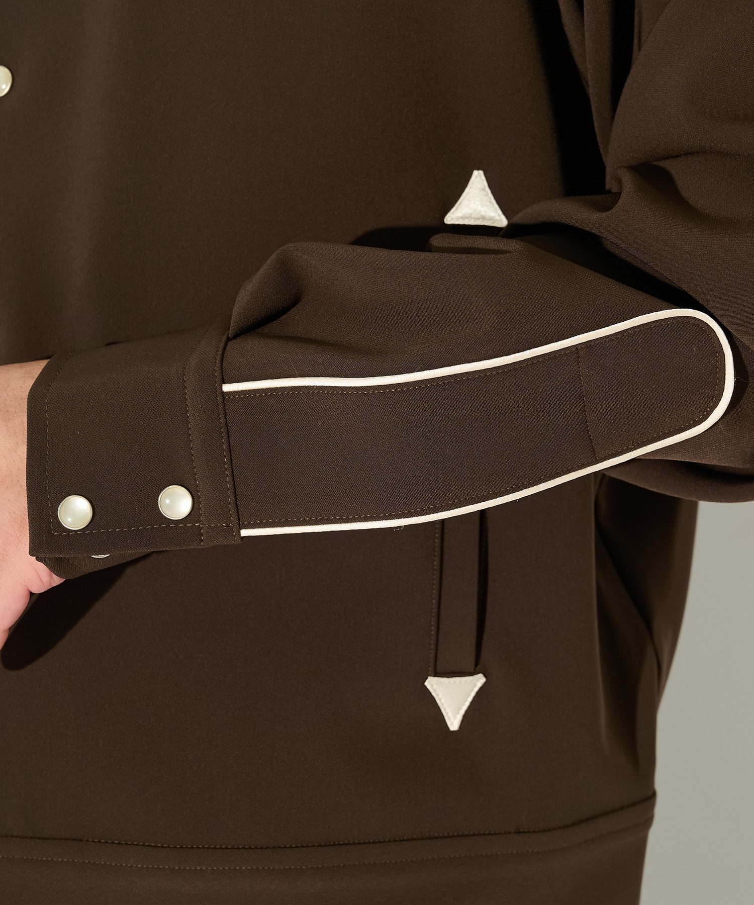 別注 Piping Cowboy Jacket-Poly Double Cloth NEEDLES