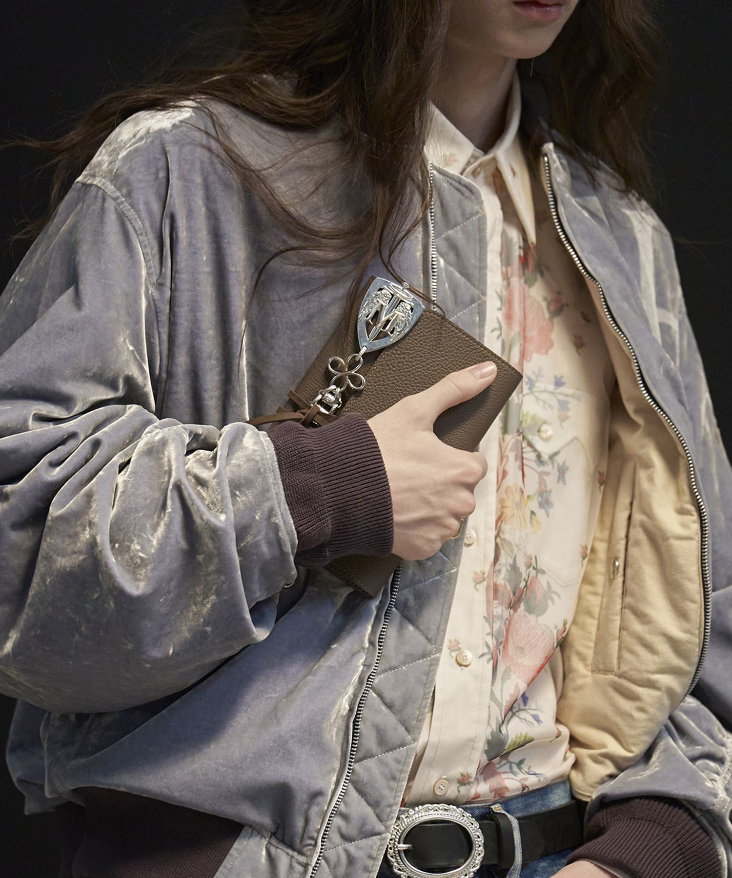 VC VELVET PUFFER BOMBER JACKET MASU