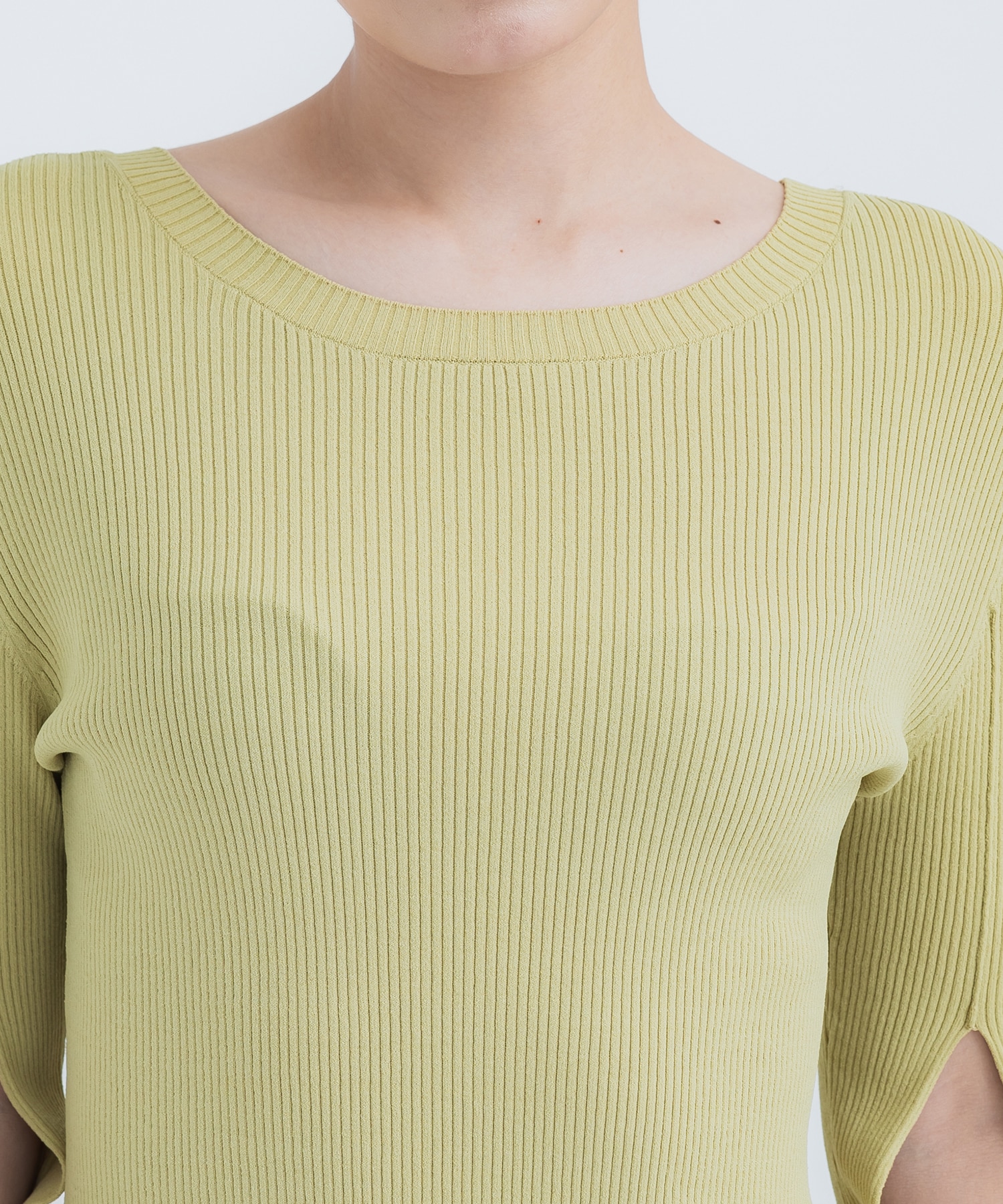 Slit Sleeve Knit Top STUDIOUS