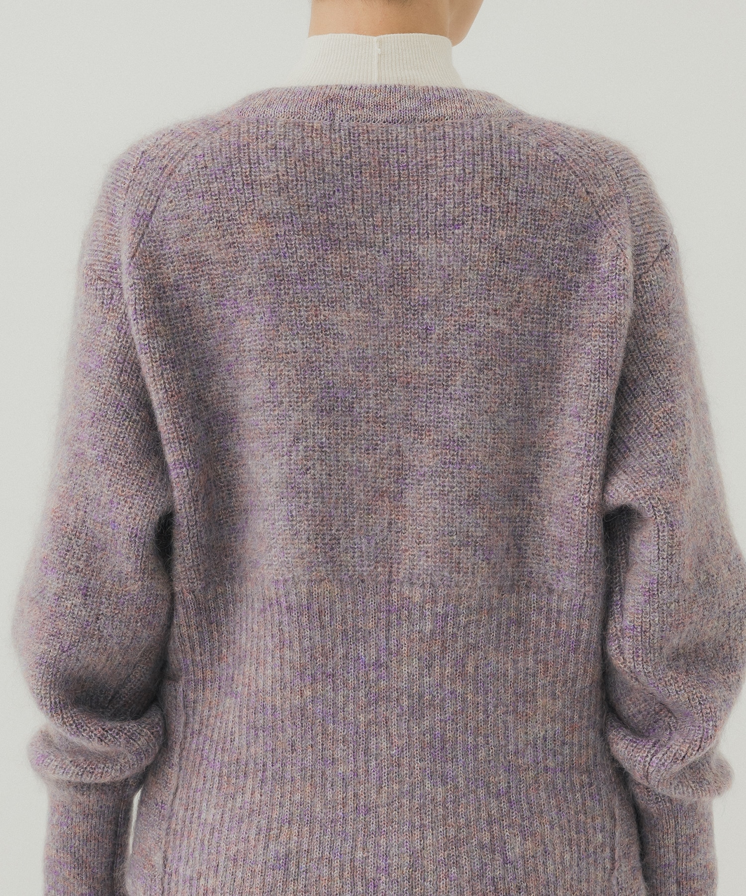 別注GRADIATION MOHAIR CARDIGAN WRAPINKNOT