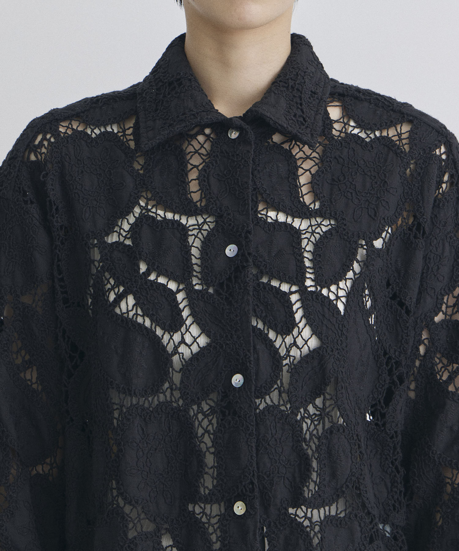 VINTAGE LIKE CODE LACE SHIRT AMERI