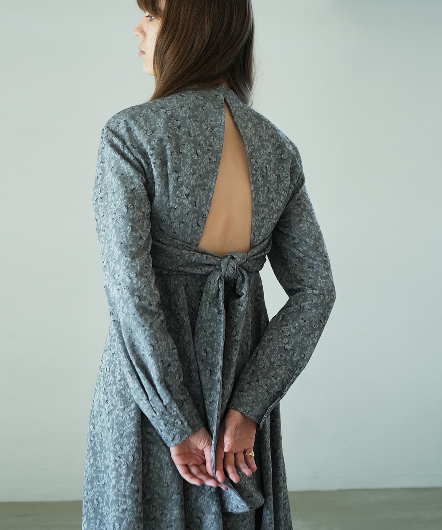 2WAY JAQUARD ONEPIECE CLANE