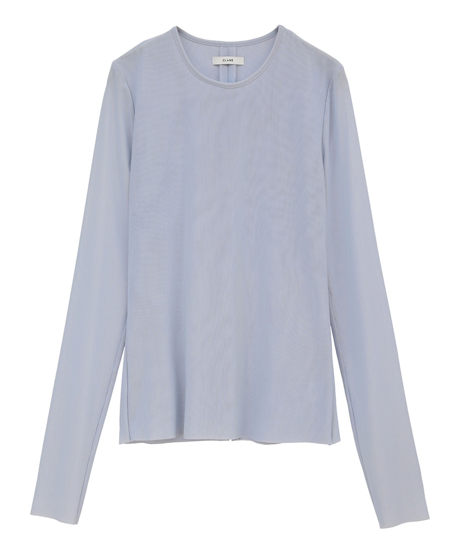 SHEER MESH CREW NECK TOPS CLANE