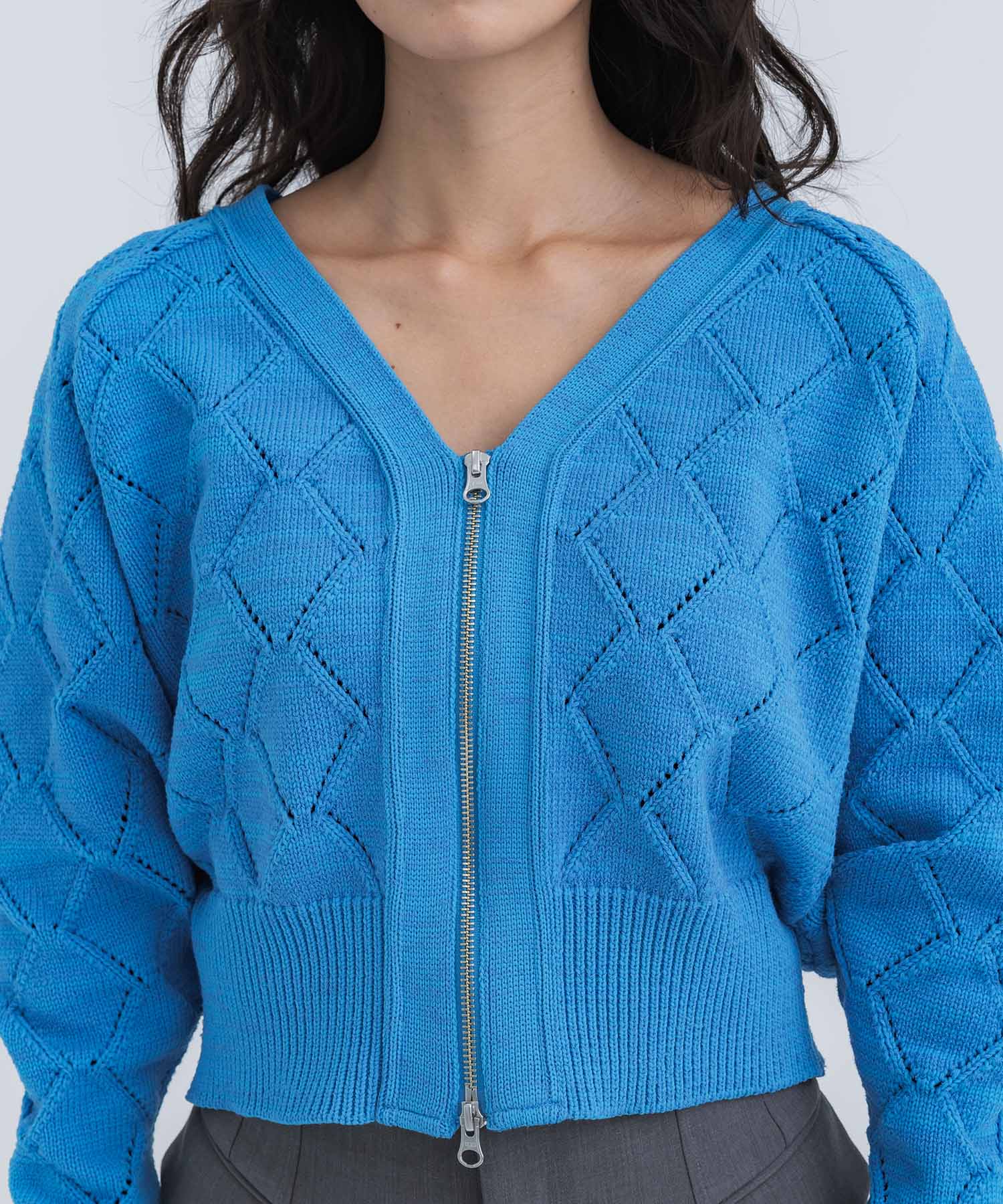 Diamond Knit Cardigan STUDIOUS
