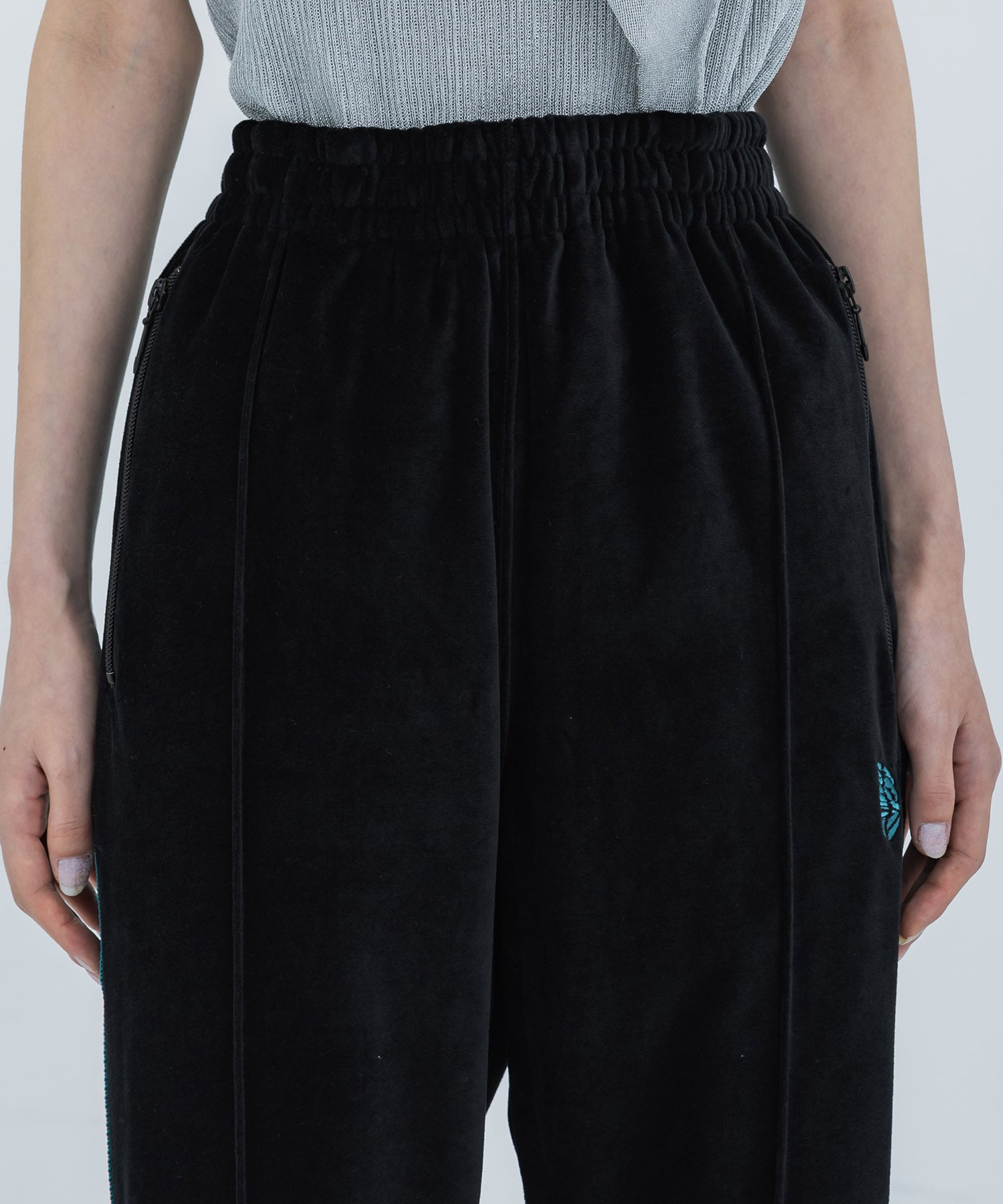 Narrow Track Pant - C/Pe Velour Needles