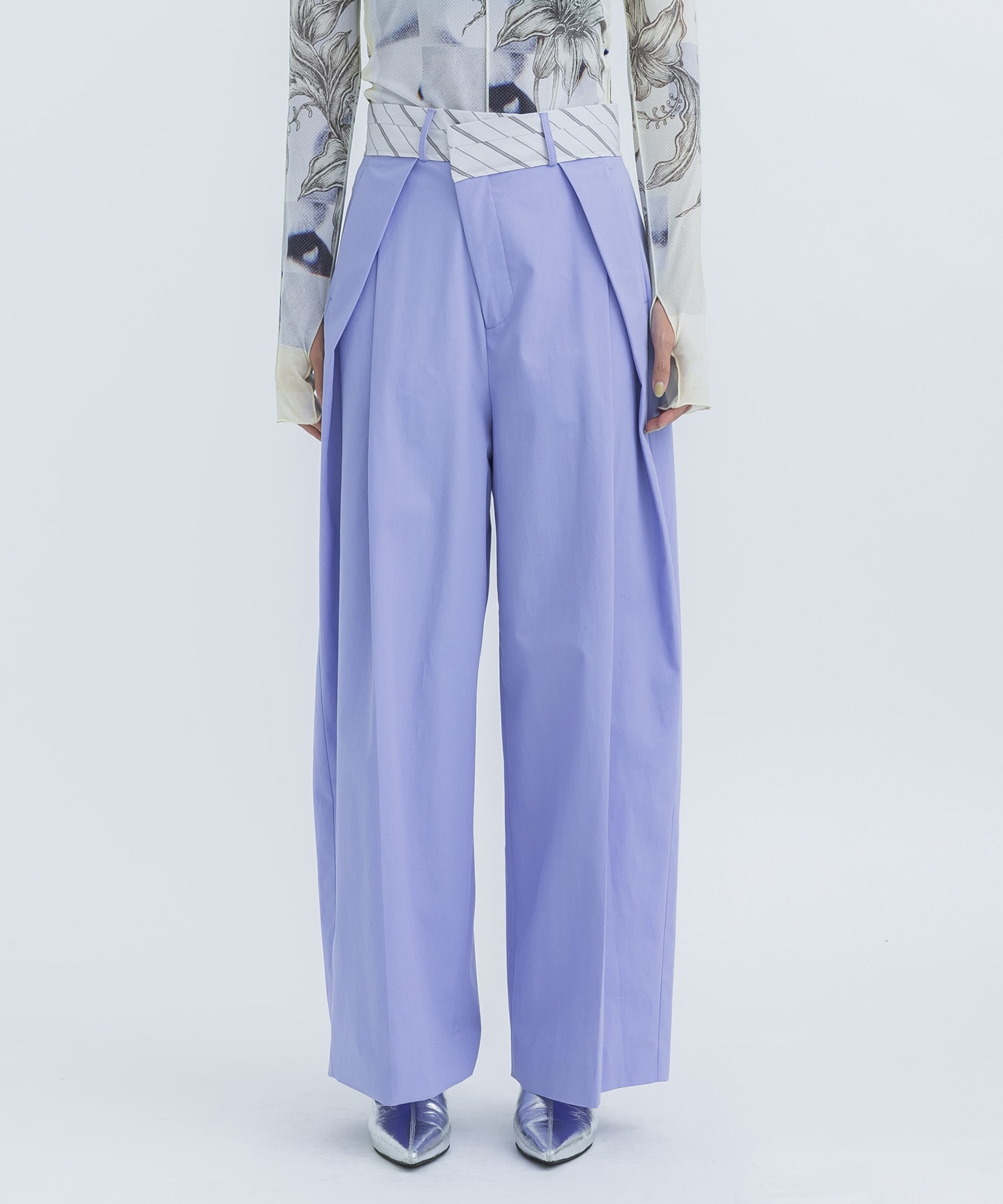 Cotton Tucked Trousers STUDIOUS