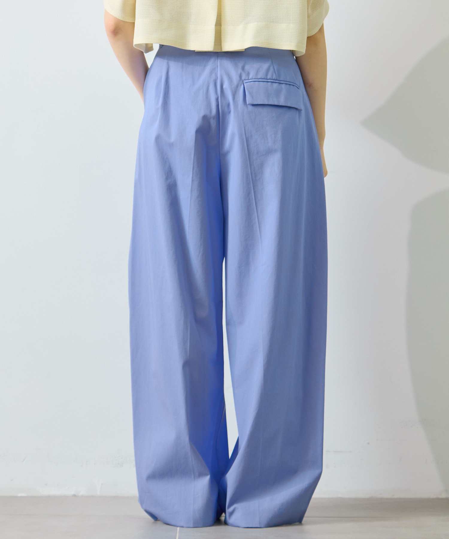 Cotton Tucked Trousers STUDIOUS