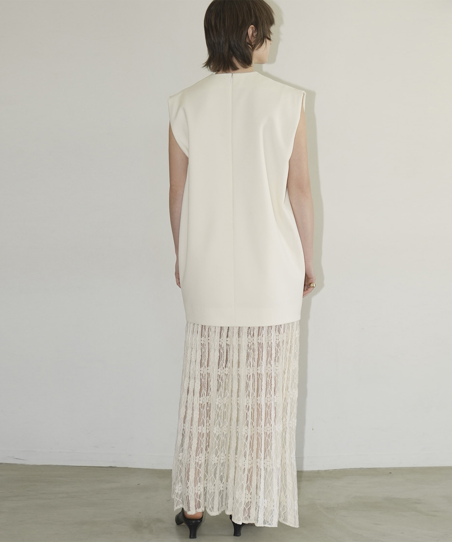 SLEEVELESS LONG COCOON TOPS CLANE