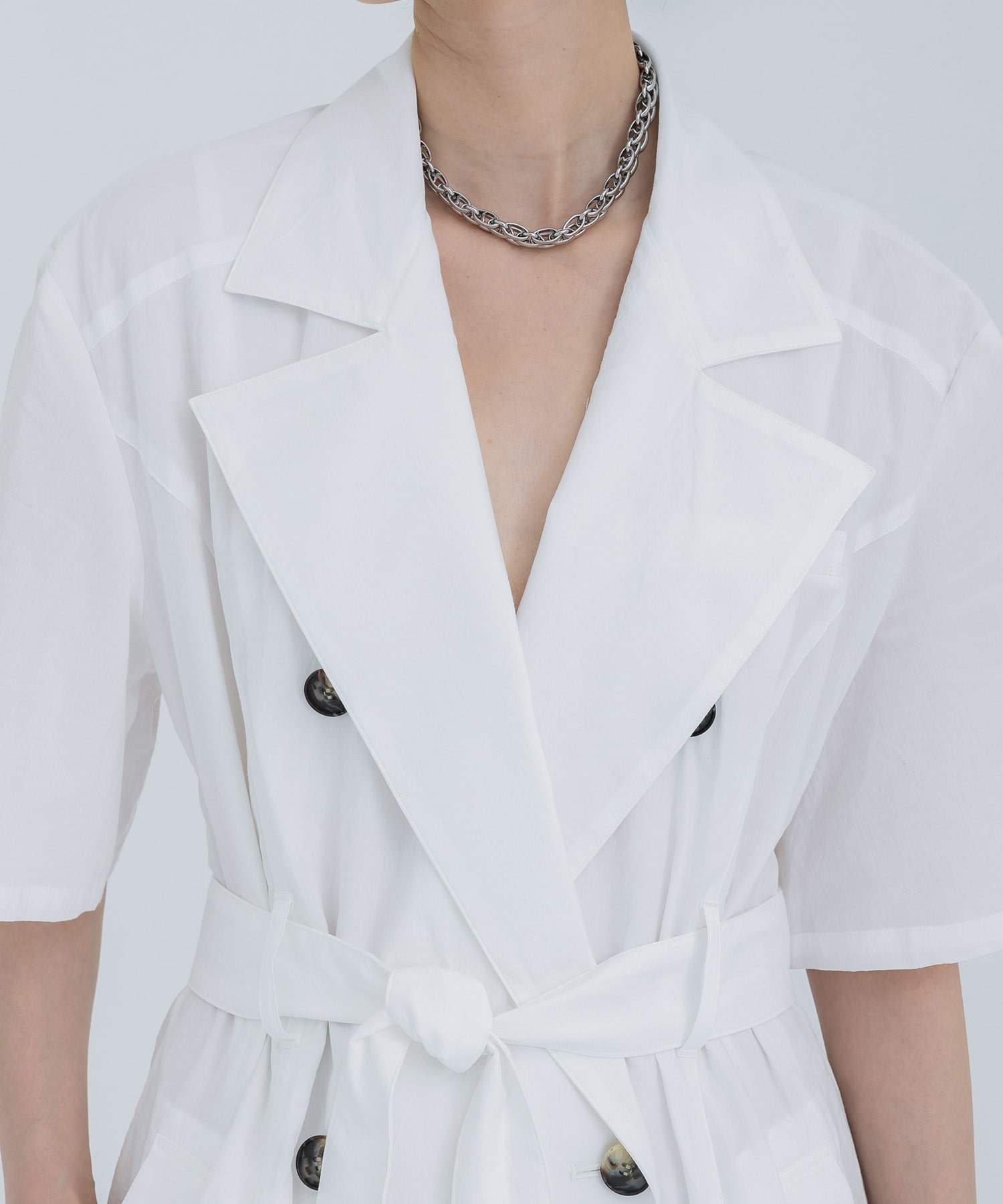 Leila trench dress WH AKIRANAKA