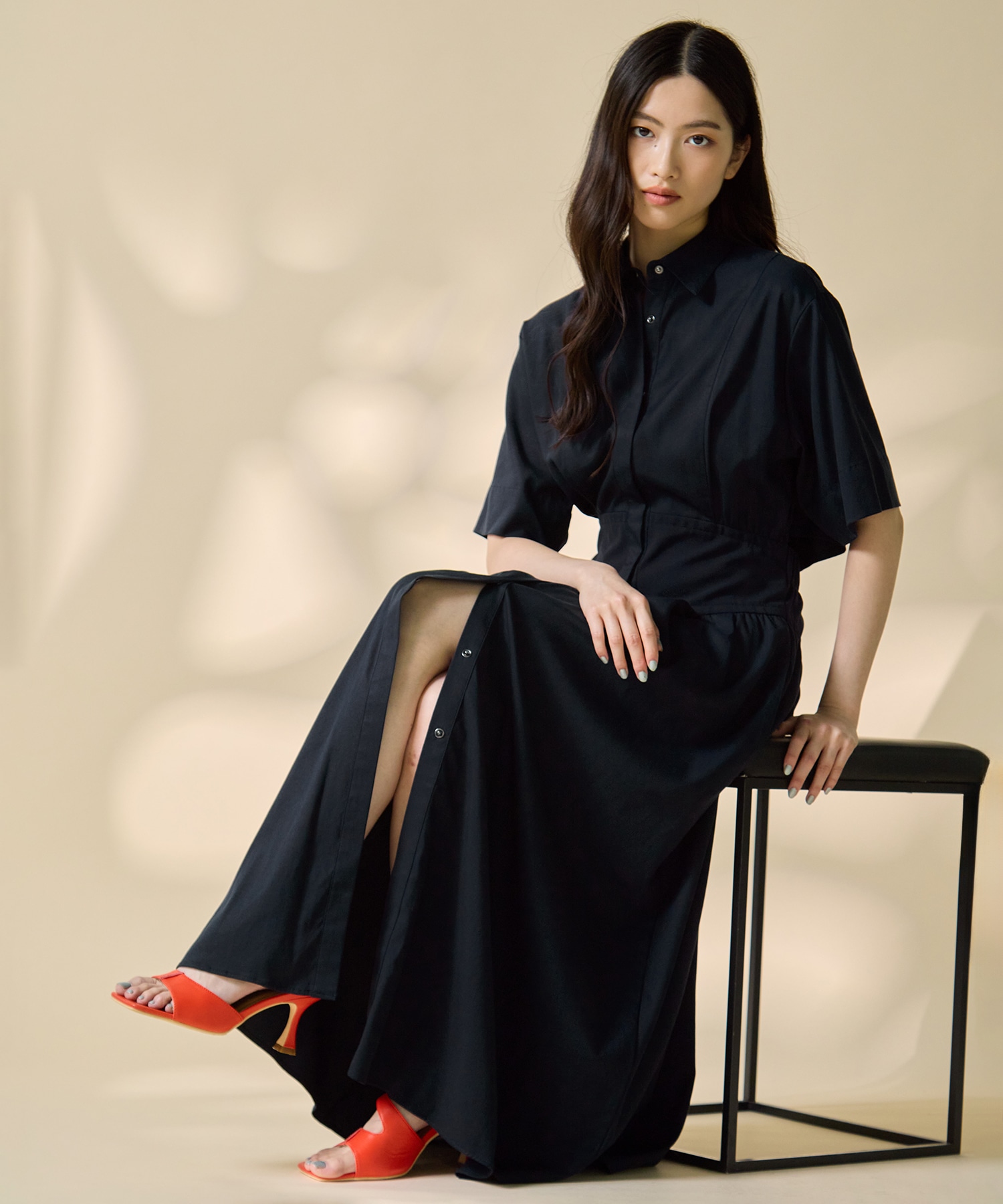 Corset Detail Shirt Dress STUDIOUS