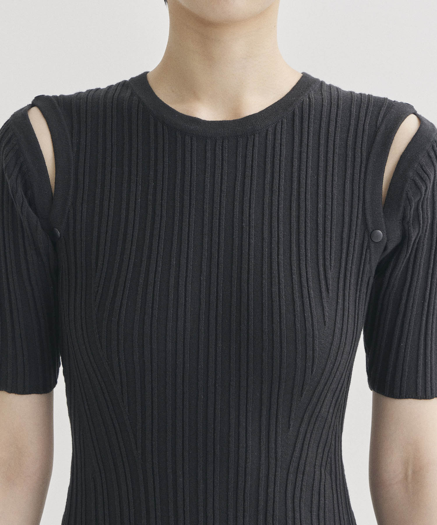 2way Sleeve Knit Dress STUDIOUS