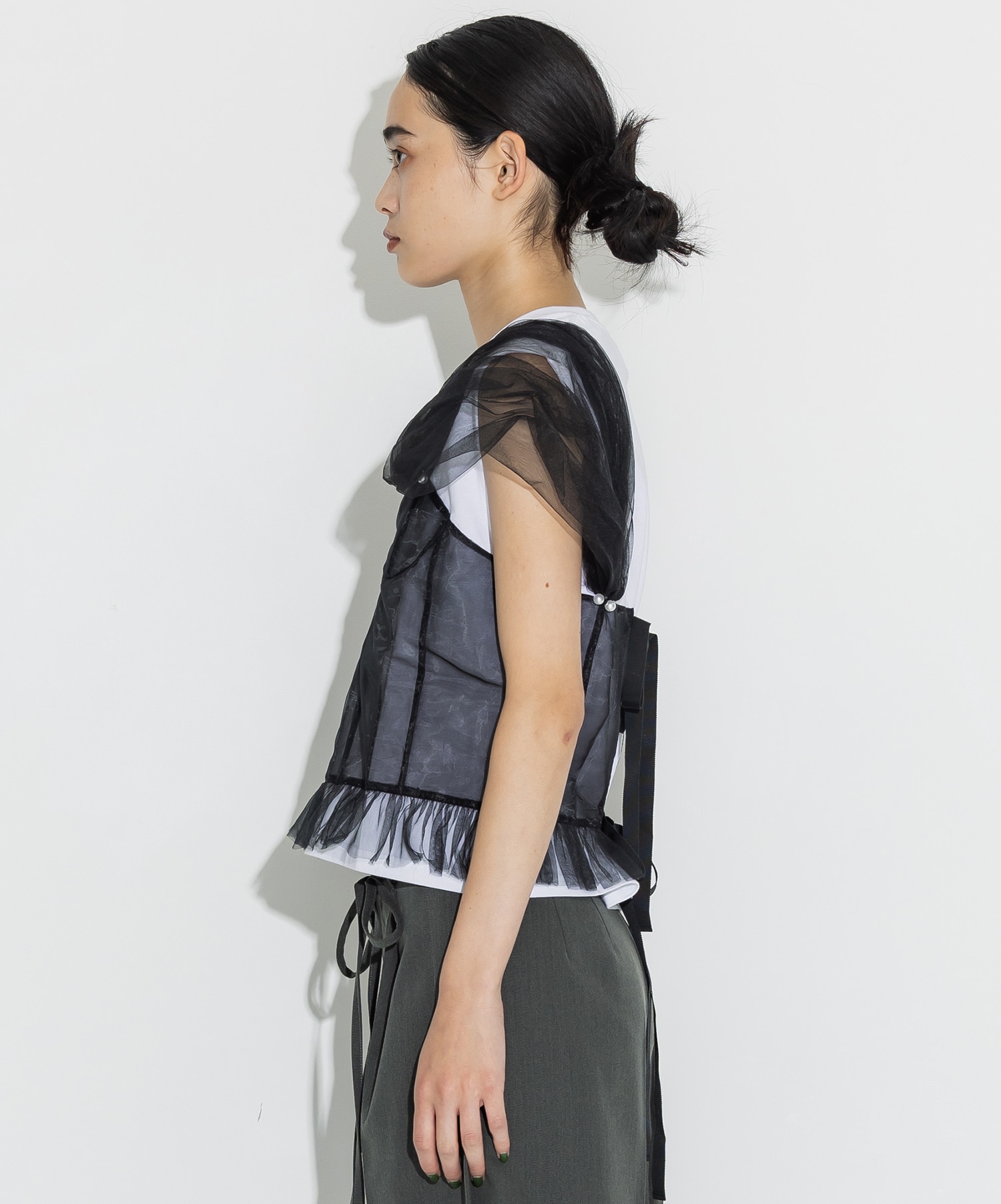 別注Tulle Corsert T-shirt VIVIANO