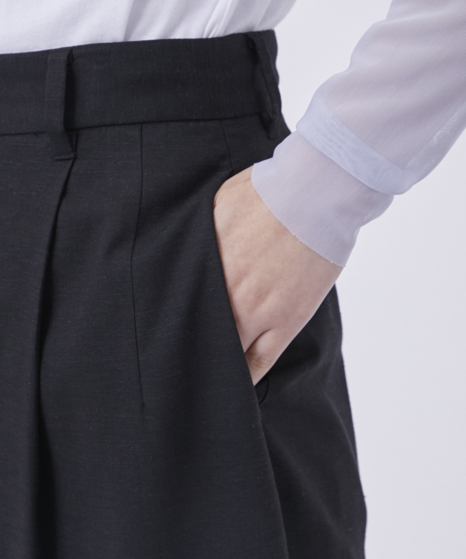 CURVE LINE PANTS CLANE