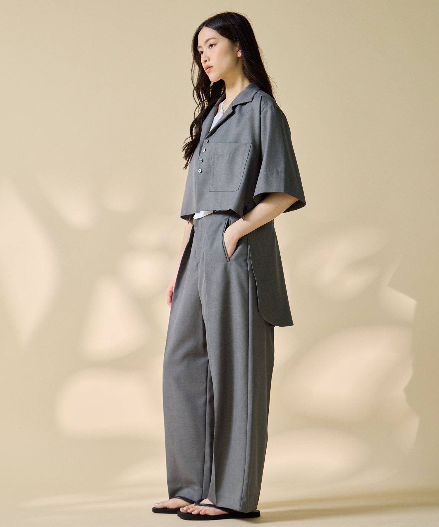 Asymmetric Front Trousers STUDIOUS