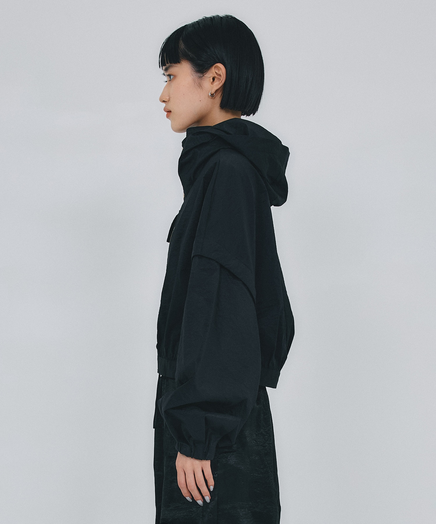 別注2WAY see-through cropped blouson THINGS THAT MATTER