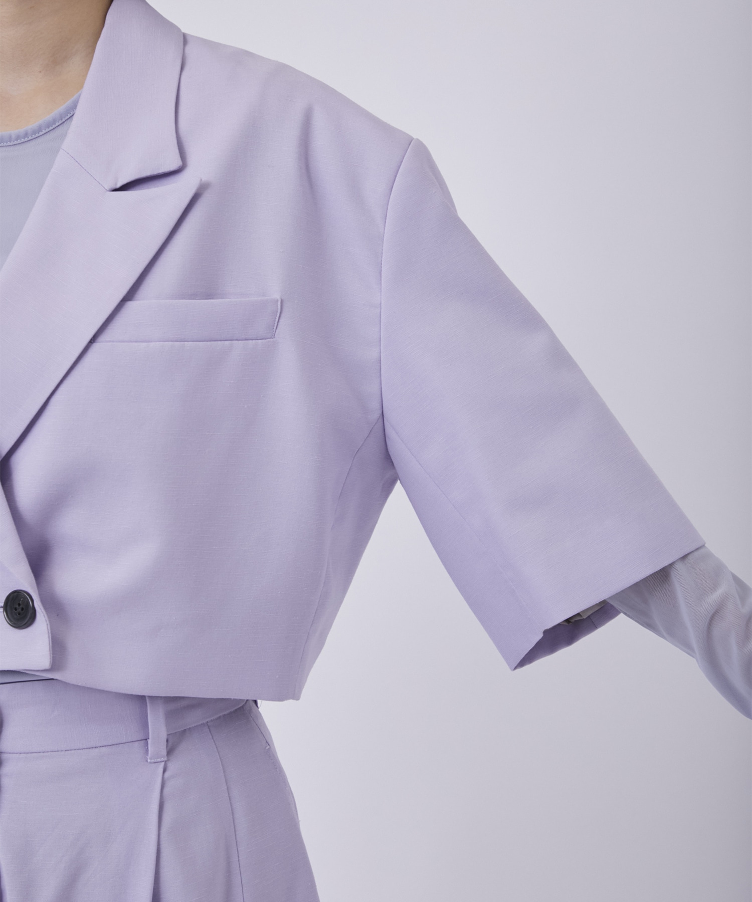 CROPPED TAILRED JACKET CLANE