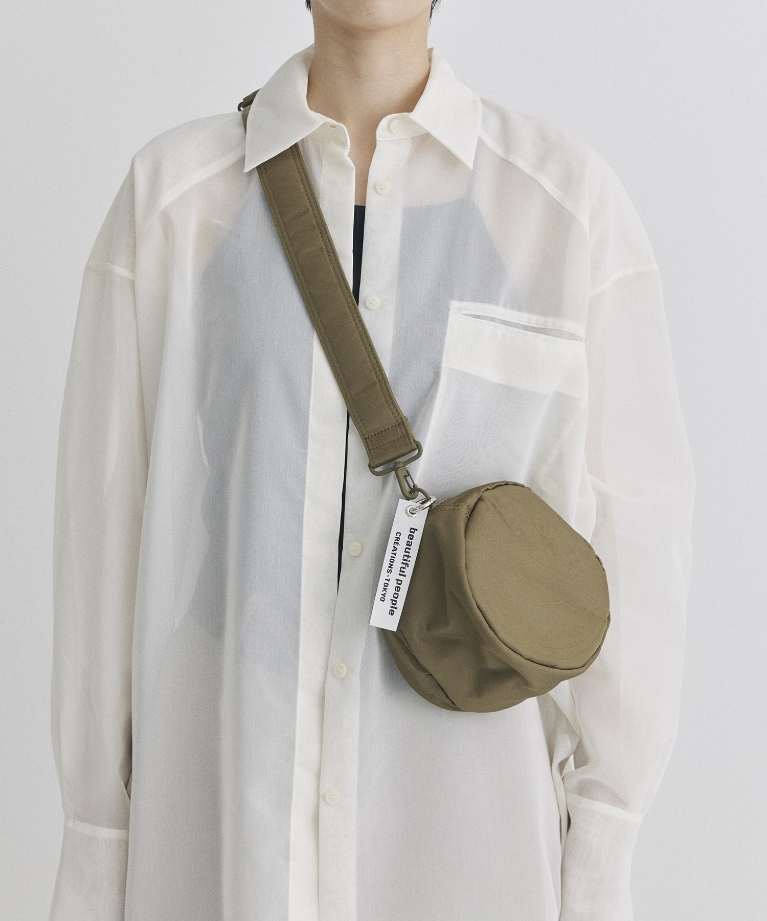 POTRxbp shoulder bag in nylon twill beautiful people