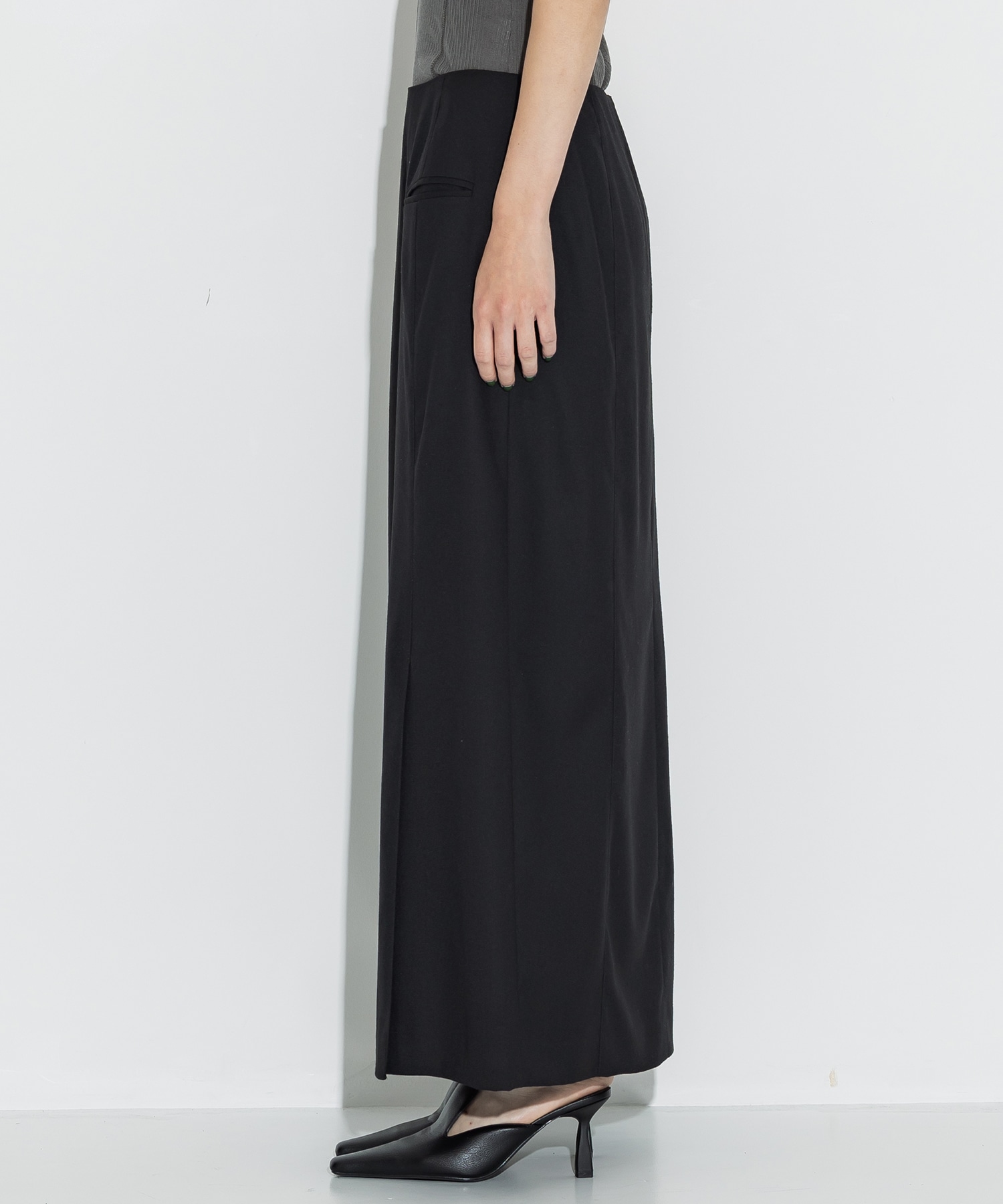 Side Vents Pencil Skirt 