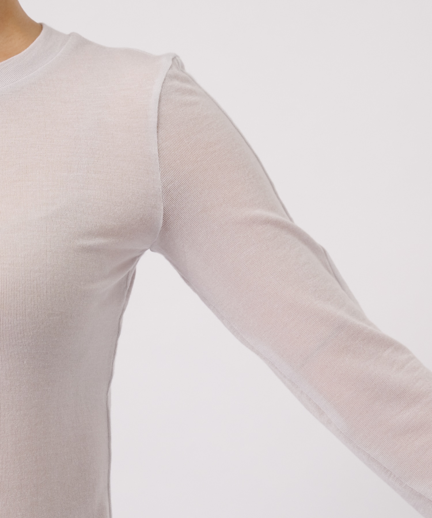 別注TENCEL CASHMERE LONG SLEEVE KNIT CINOH