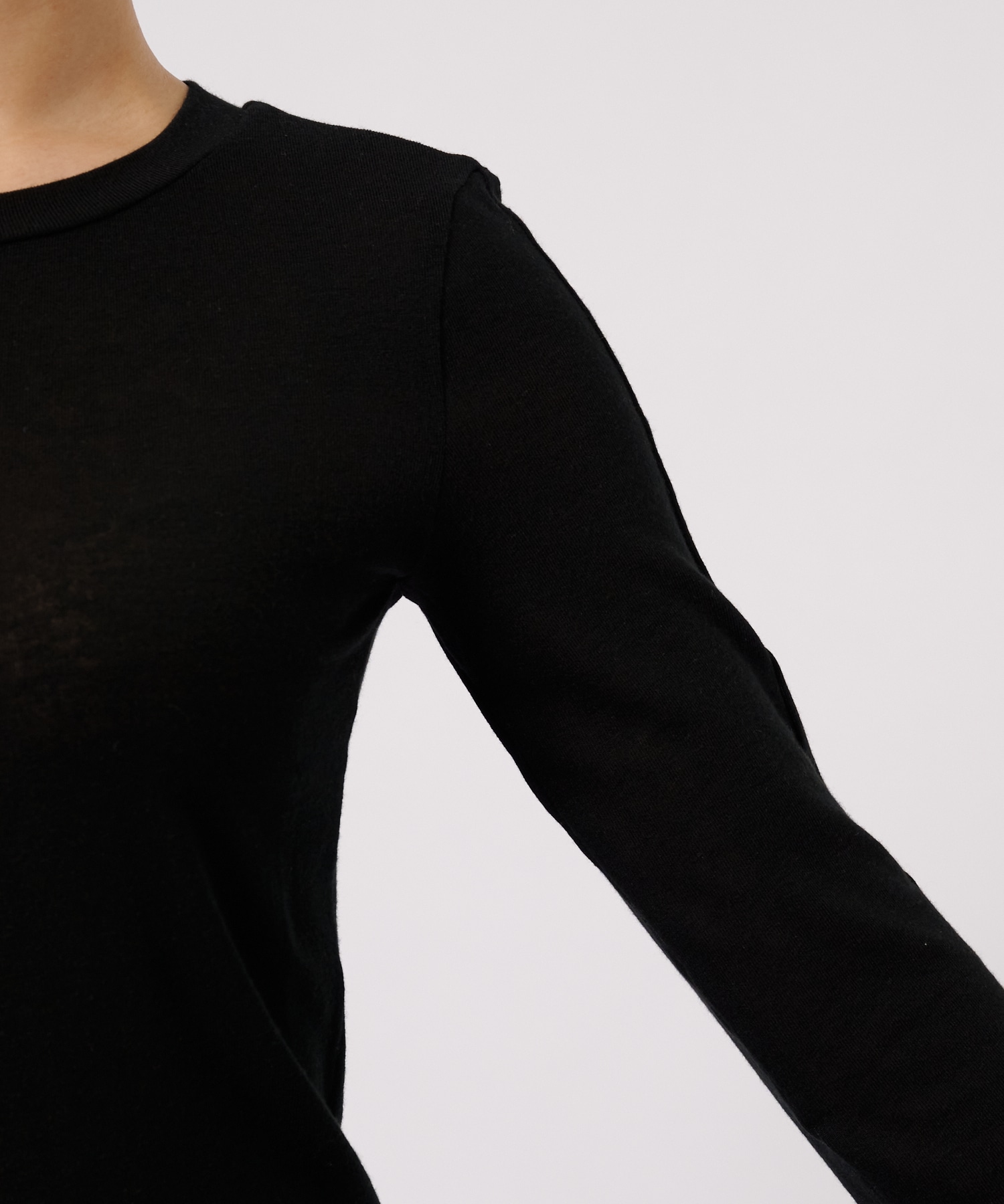 別注TENCEL CASHMERE LONG SLEEVE KNIT CINOH