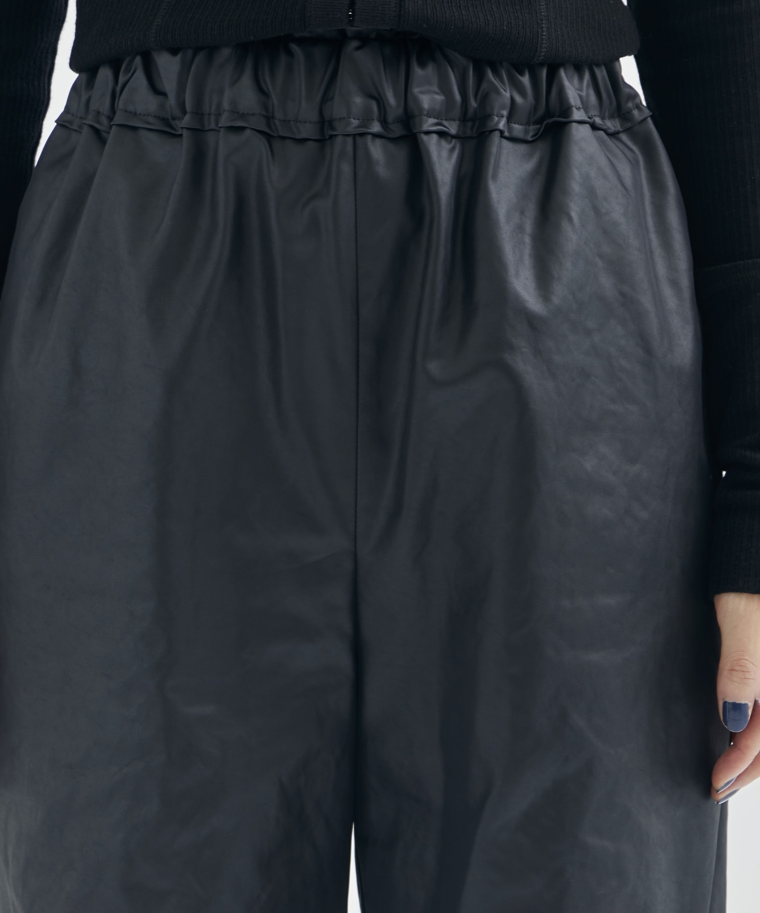 Leather touch trouser IIROT
