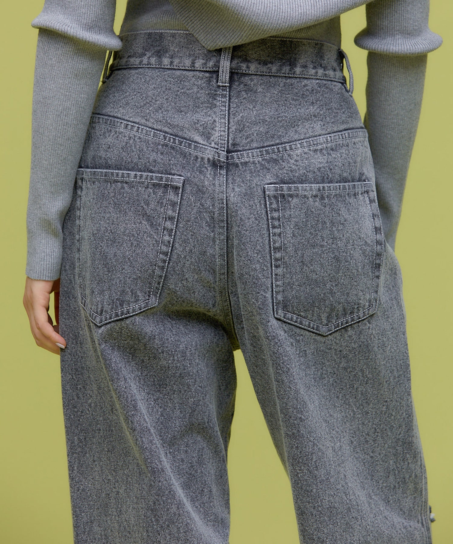 KNEE CUTTING DENIM PANTS THINGS THAT MATTER