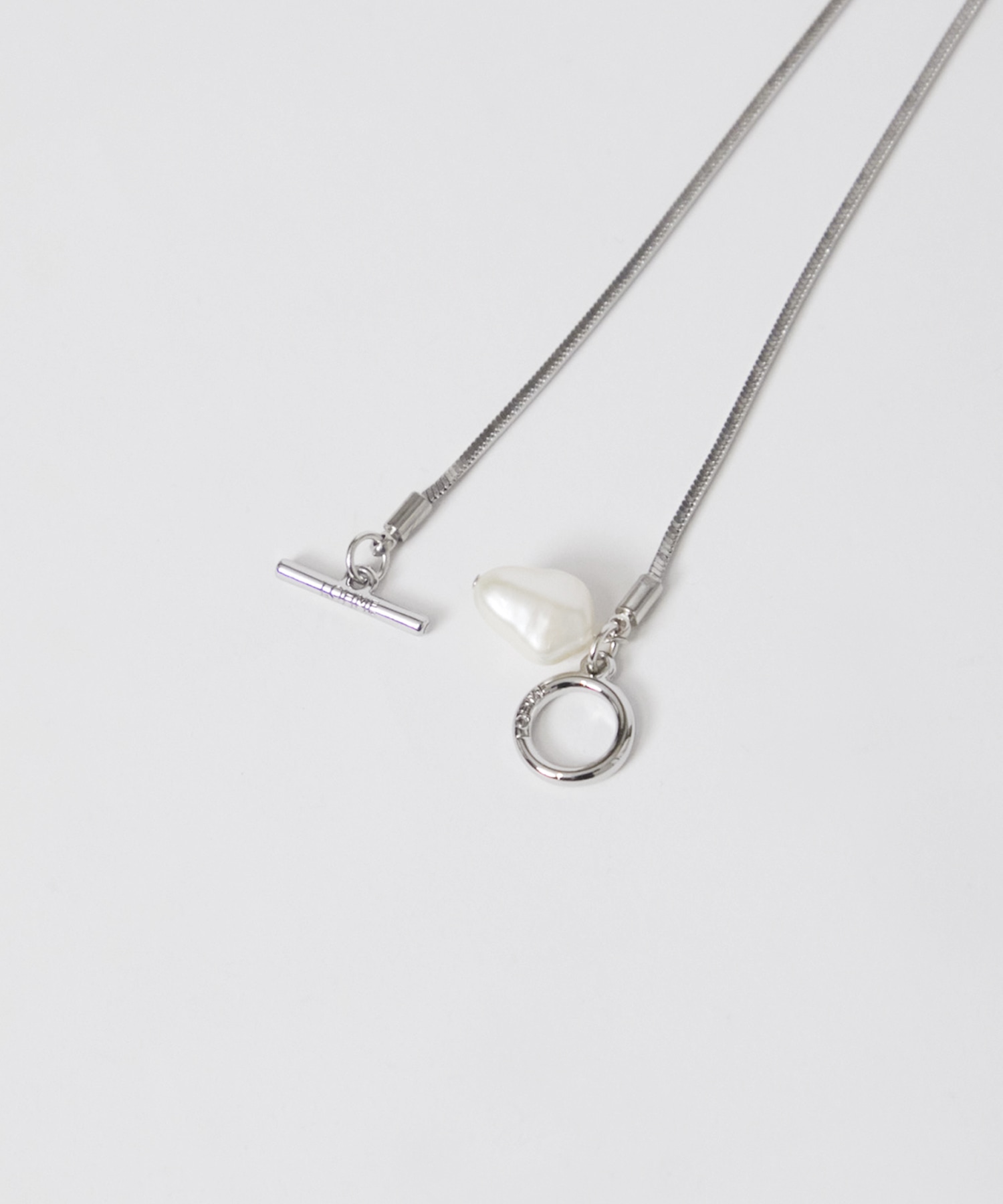 Pearl Snake Chain Necklace LOHME