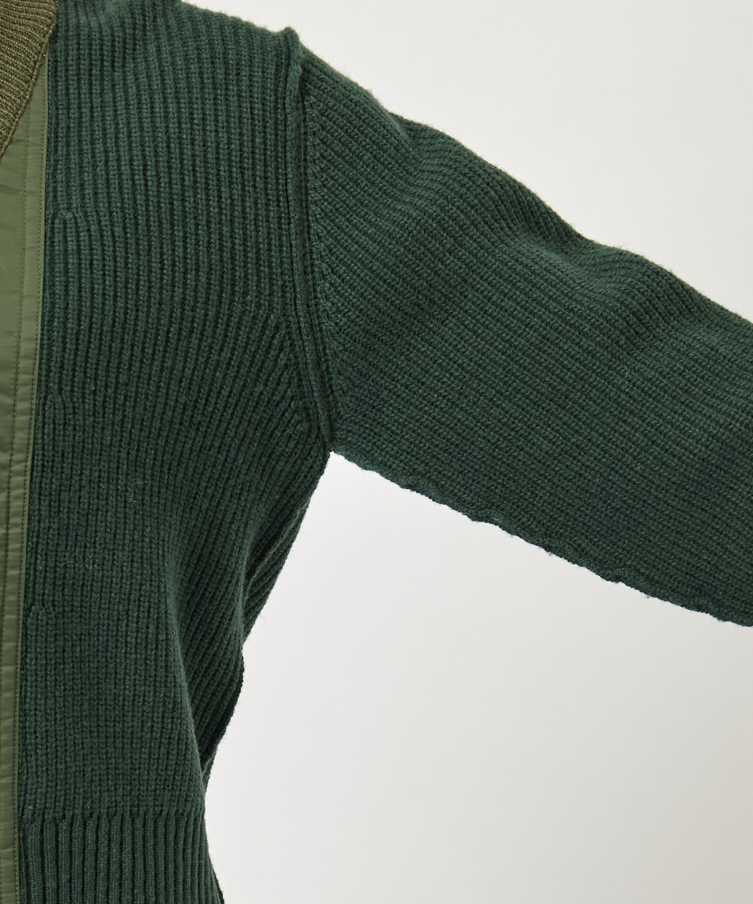 Wool knit zip cardigan TOGA