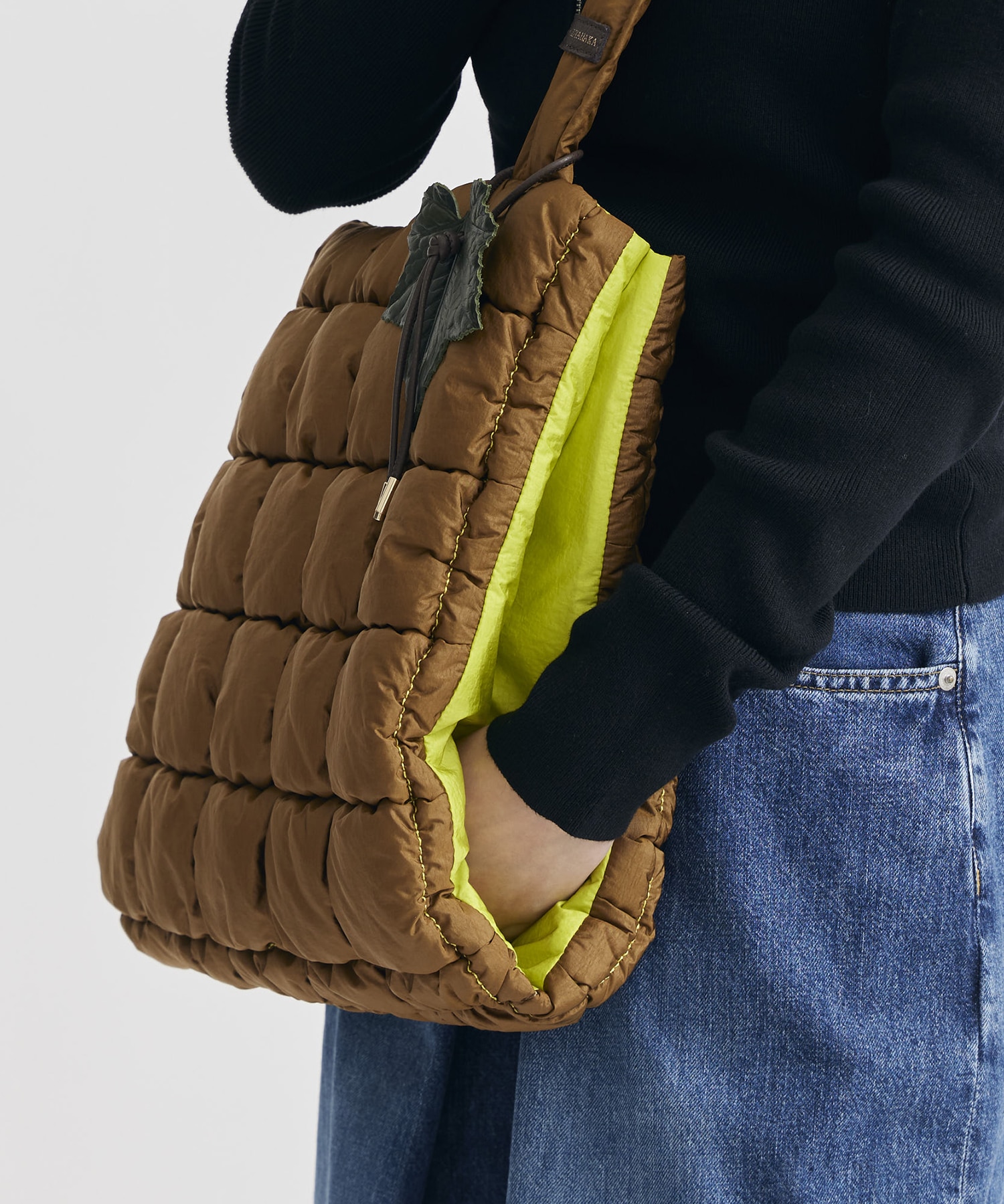 別注leafcharm shoulder bag FUMIE=TANAKA