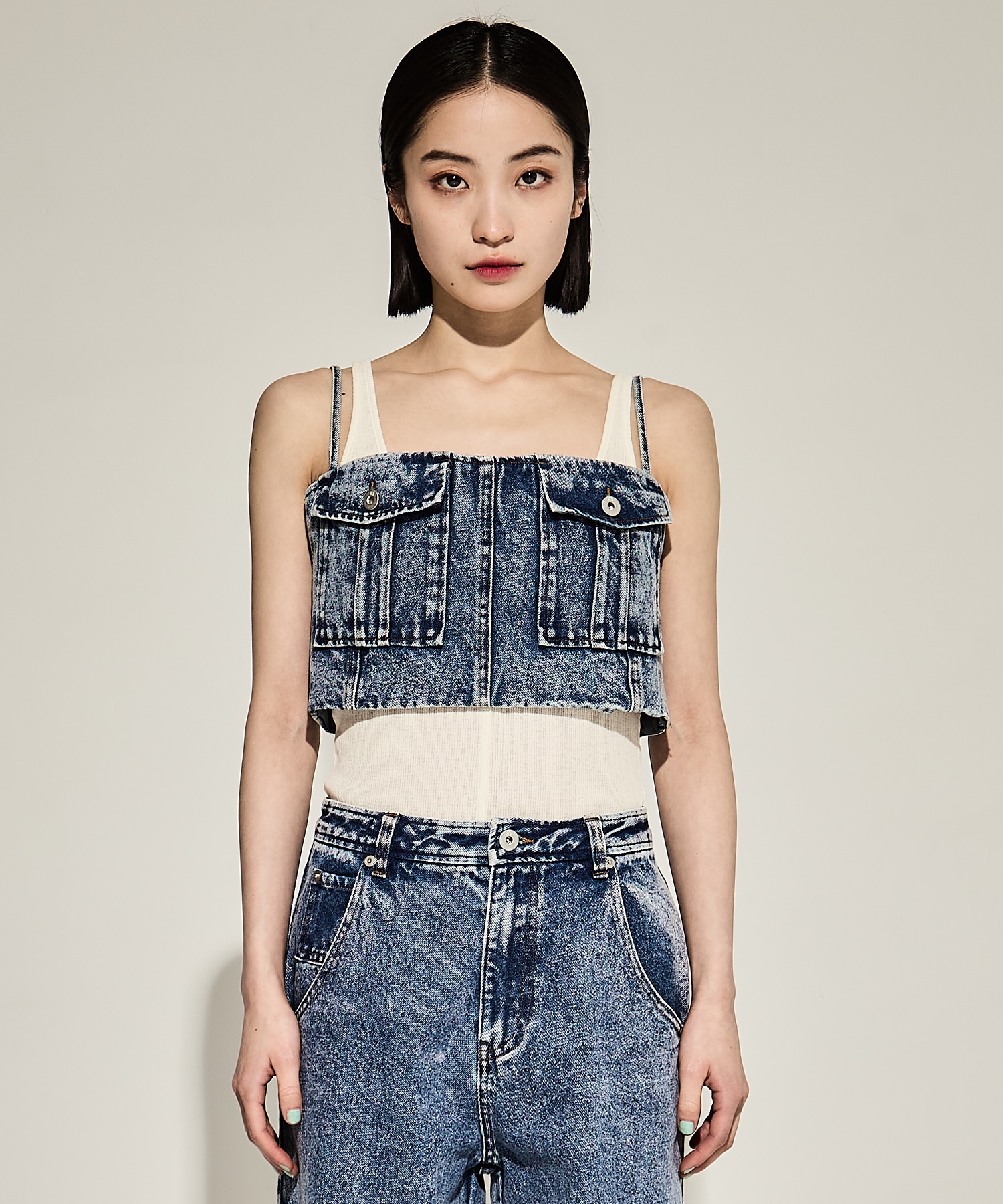 BUISTIER DENIM SET ROMPERES AMERI