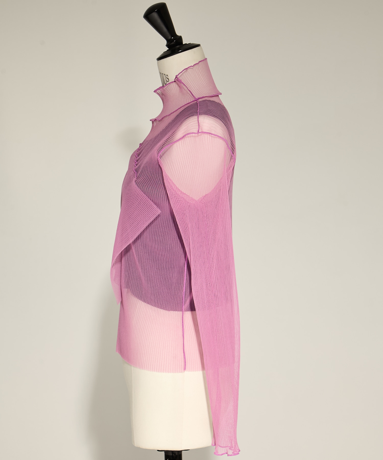 SHEER LAYERED LONG SLEEVE TOP kotohayokozawa