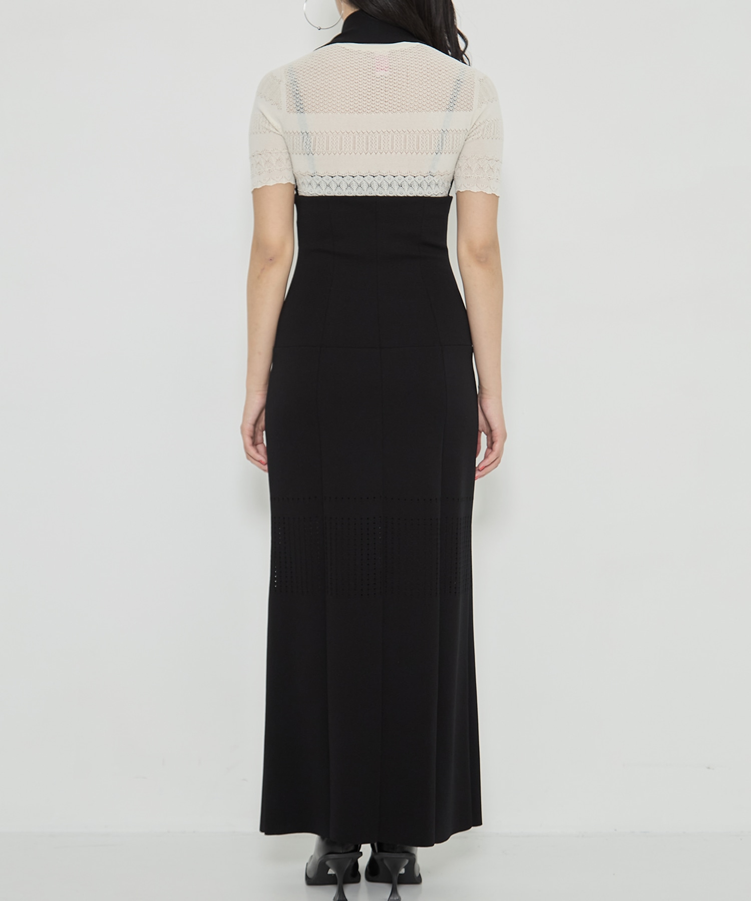 STRAPS KNIT LONG SKIRT FETICO