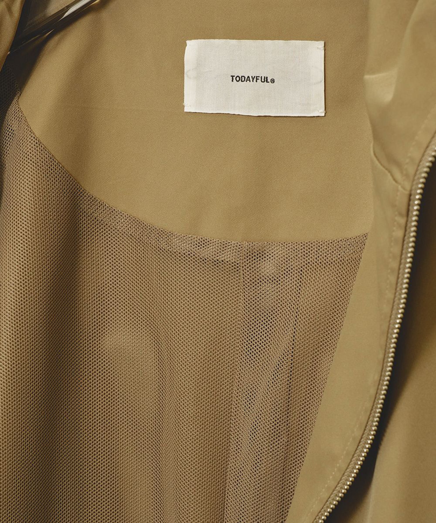 Standcollar Zip Blouson TODAYFUL