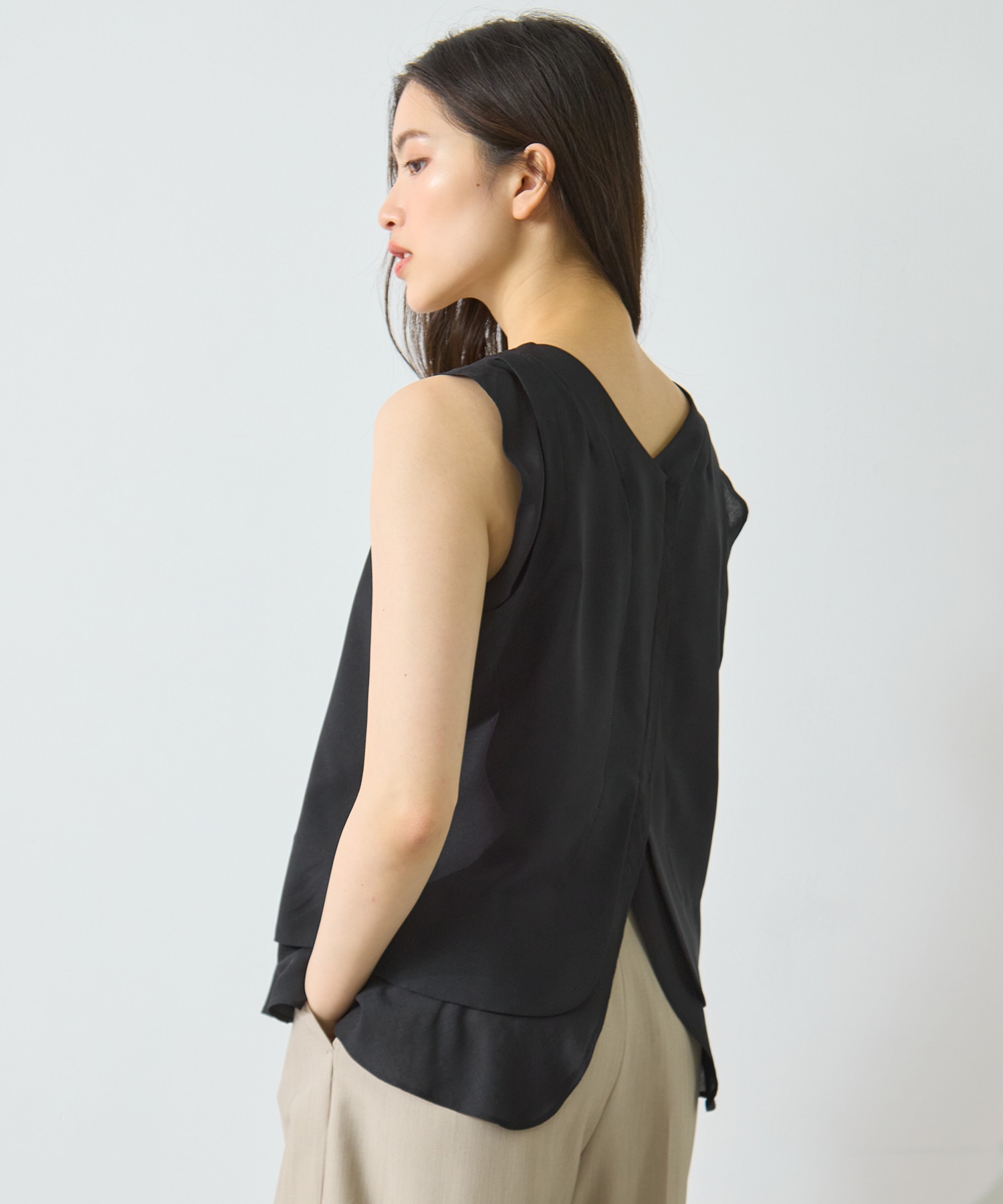 Sheer Layered Blouse STUDIOUS