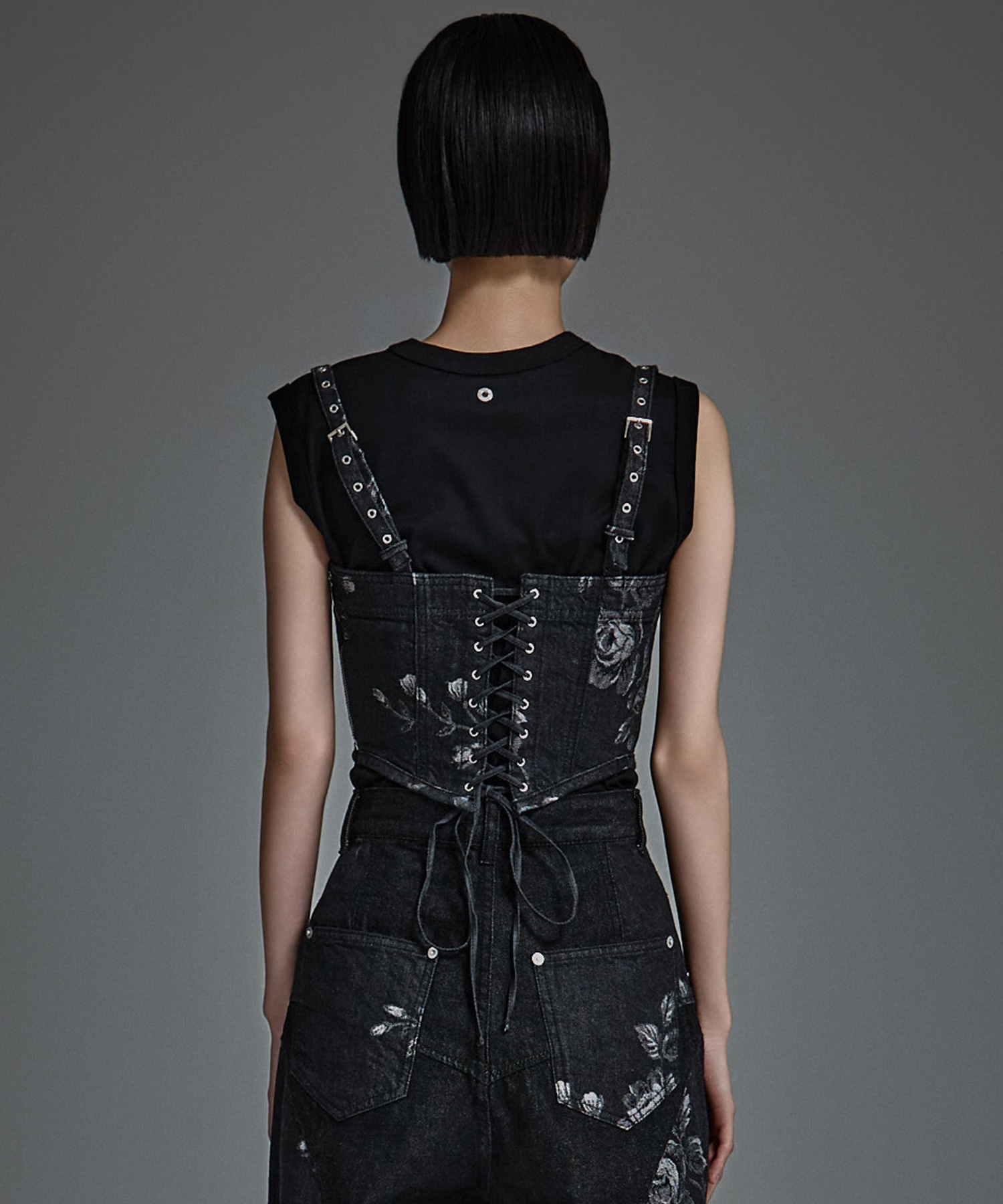 別注ROSE DENIM BUSTIER FETICO