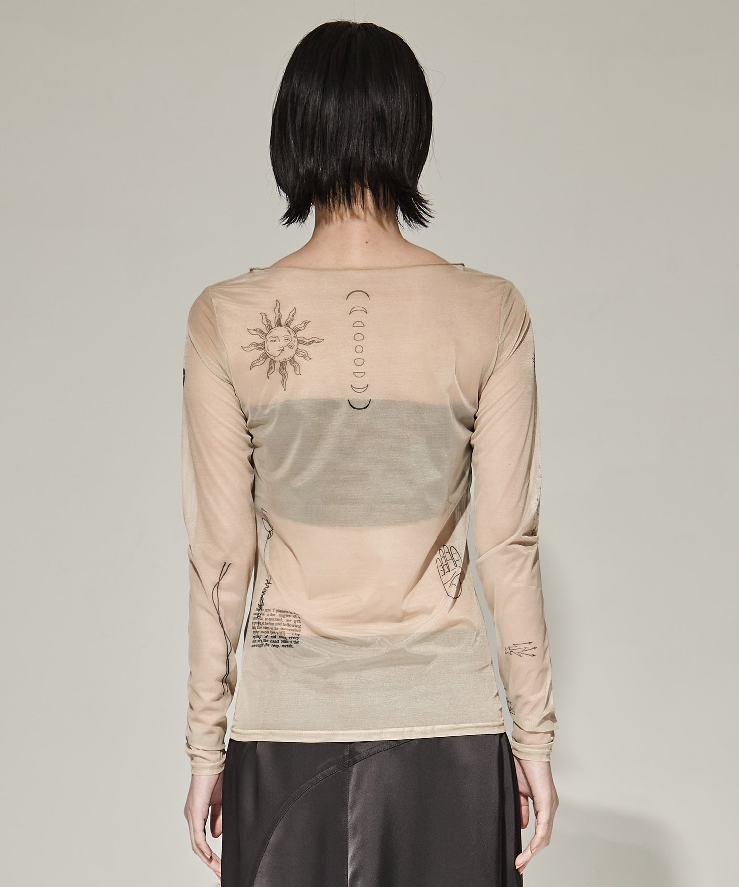 PLANET SHEER TATTOO WITH BUISTIER TOP AMERI