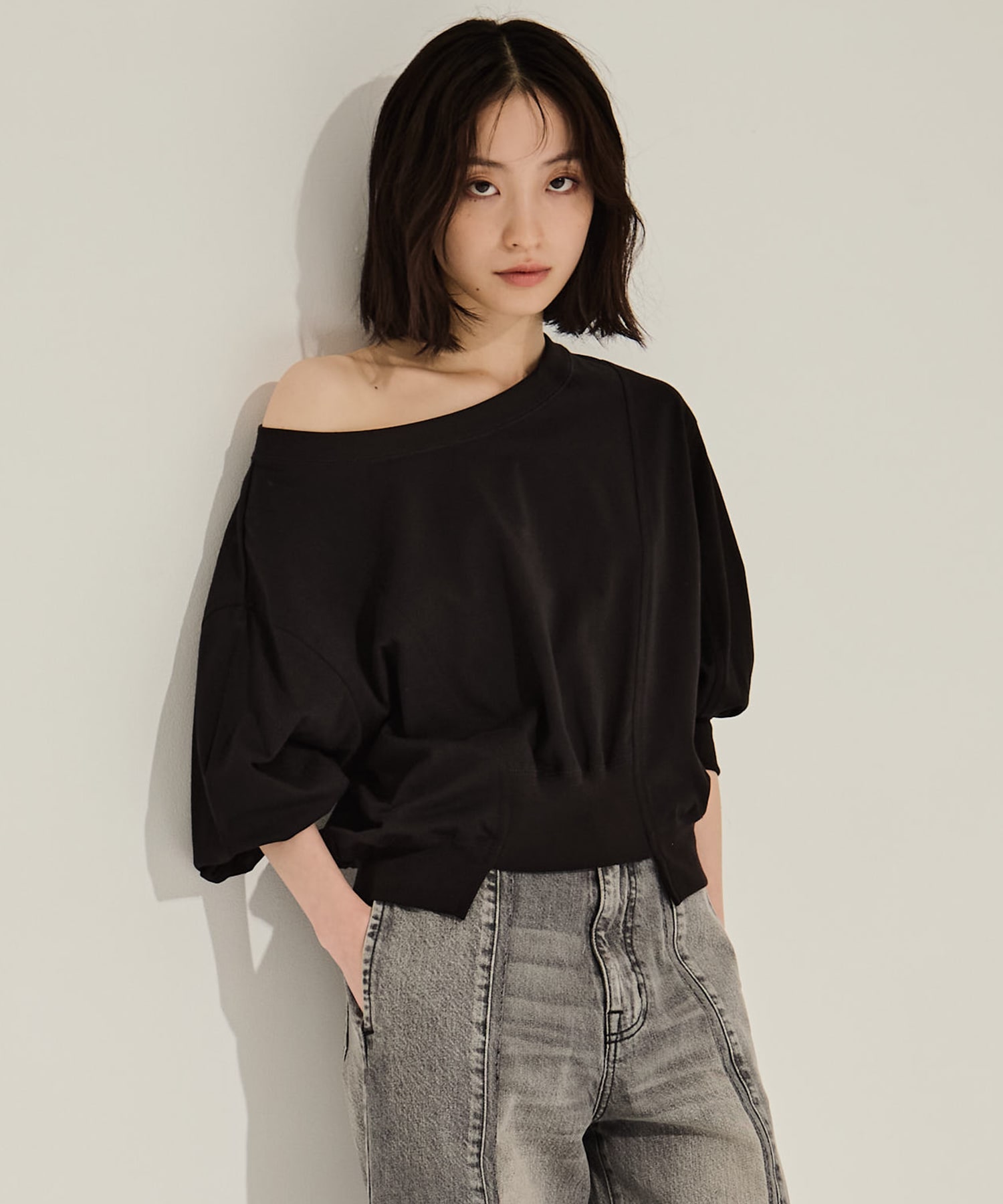 2WAY VOLUME SLEEVE TOPS STUDIOUS
