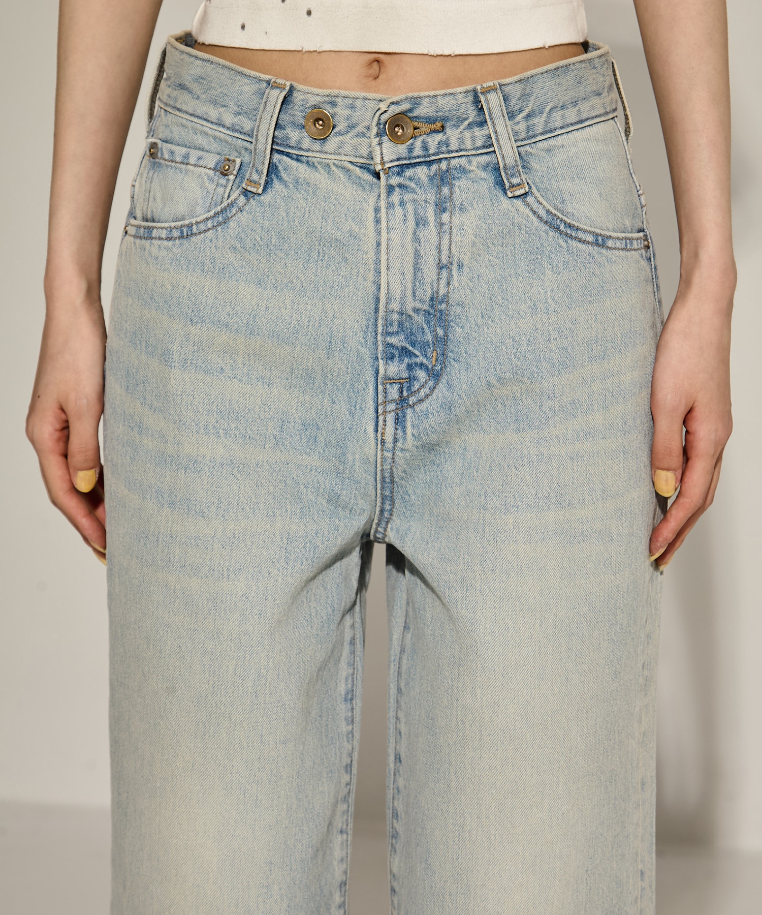 Semi Flare Dyed Jeans STUDIOUS