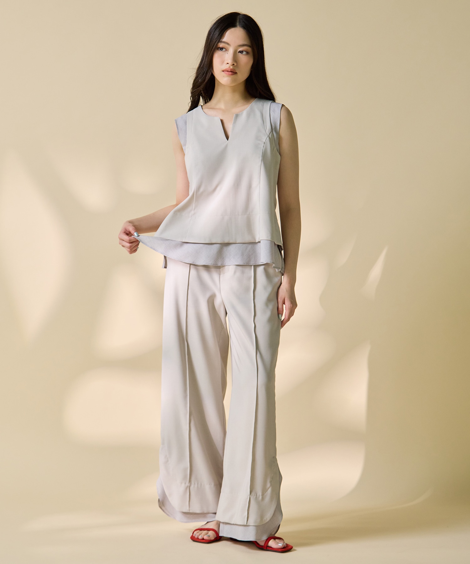 Sheer Layered Trousers STUDIOUS