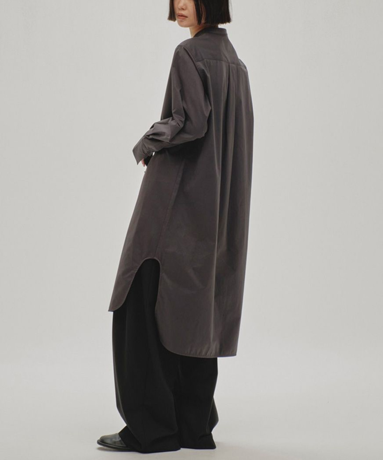 Twill Wide Trousers TODAYFUL