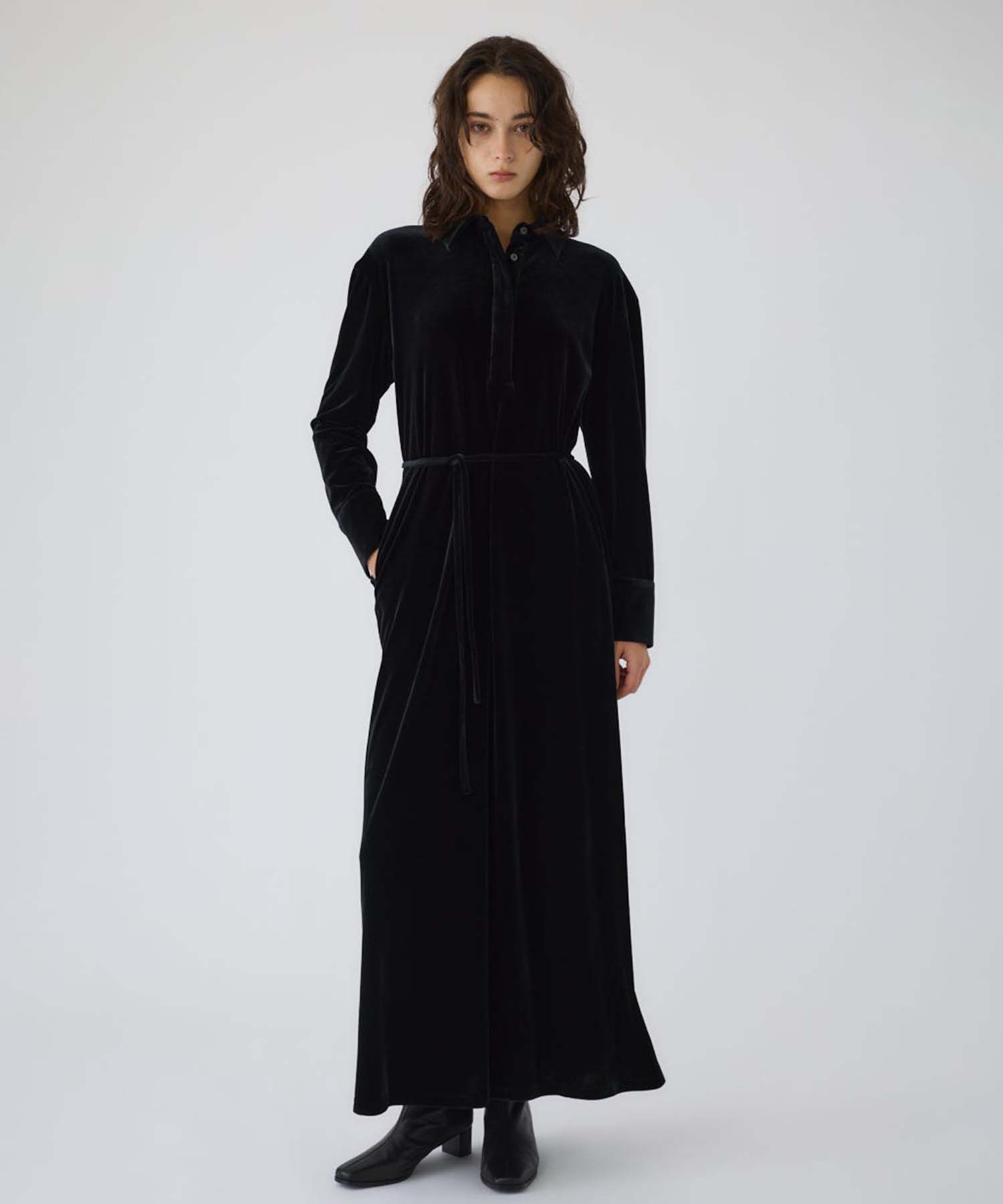 Velour shirt dress RIM.ARK