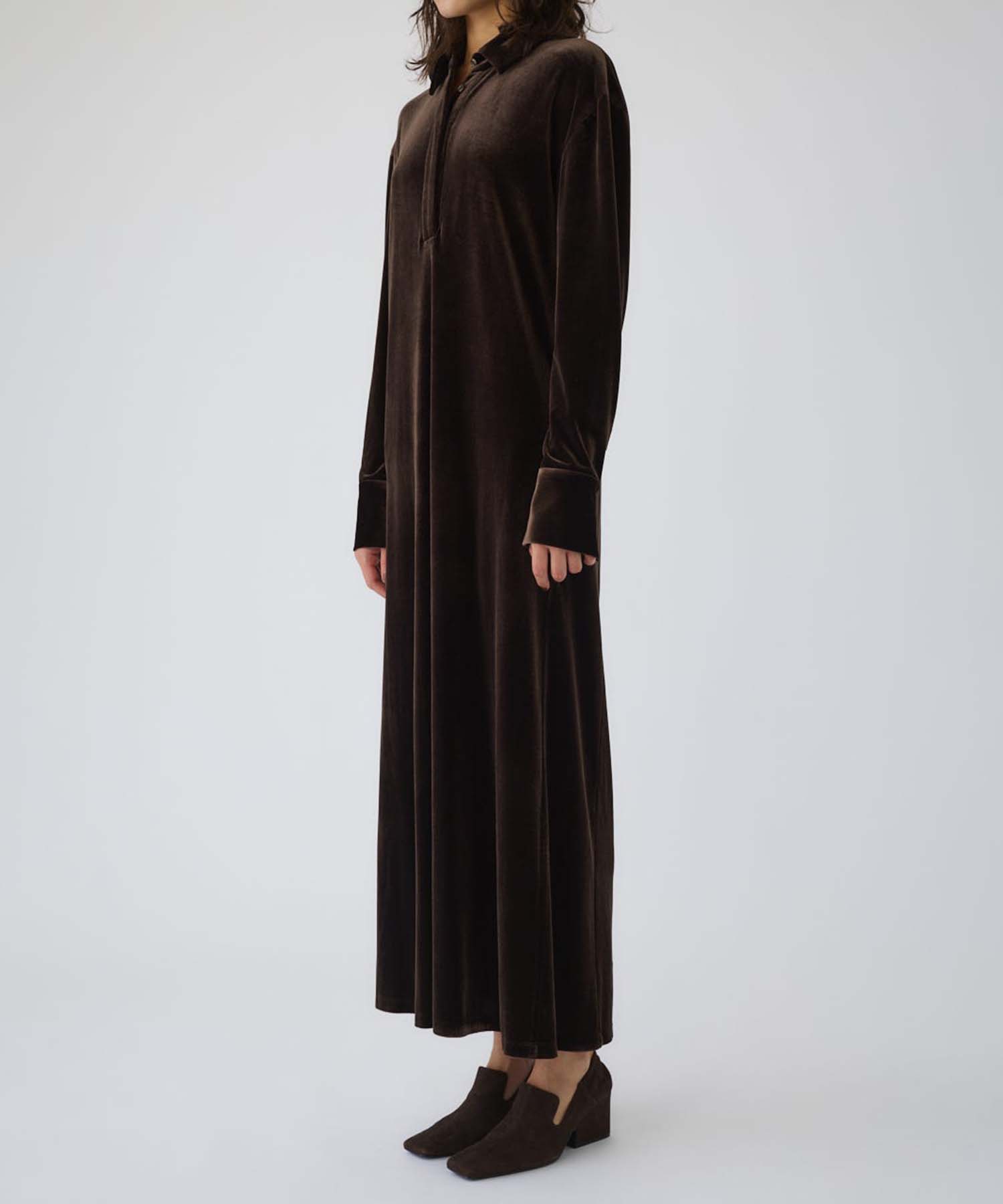 Velour shirt dress RIM.ARK