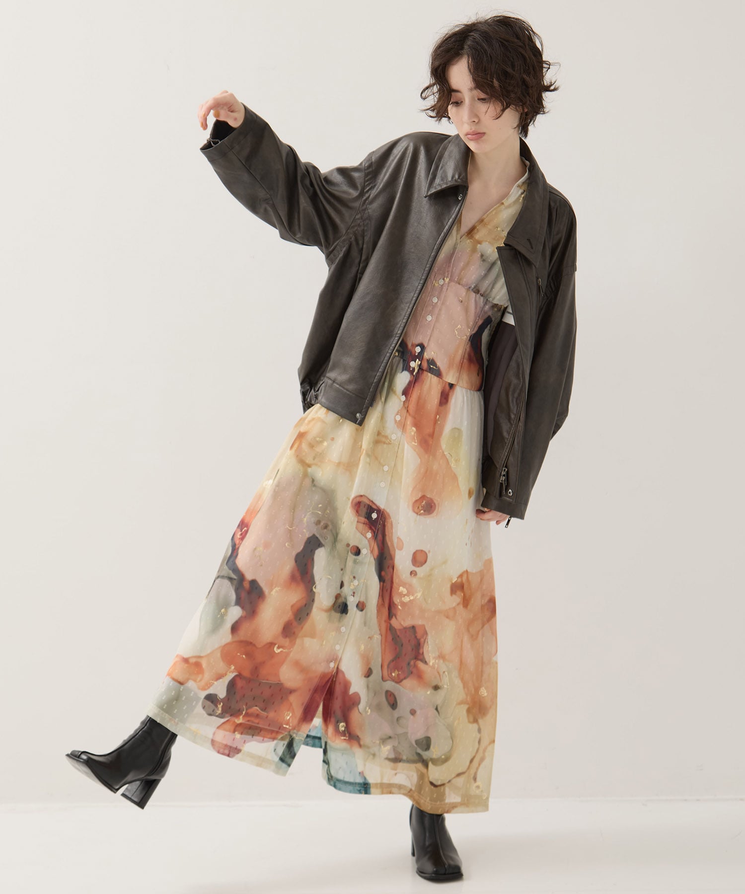 EX. Art Organdy Dress AMERI