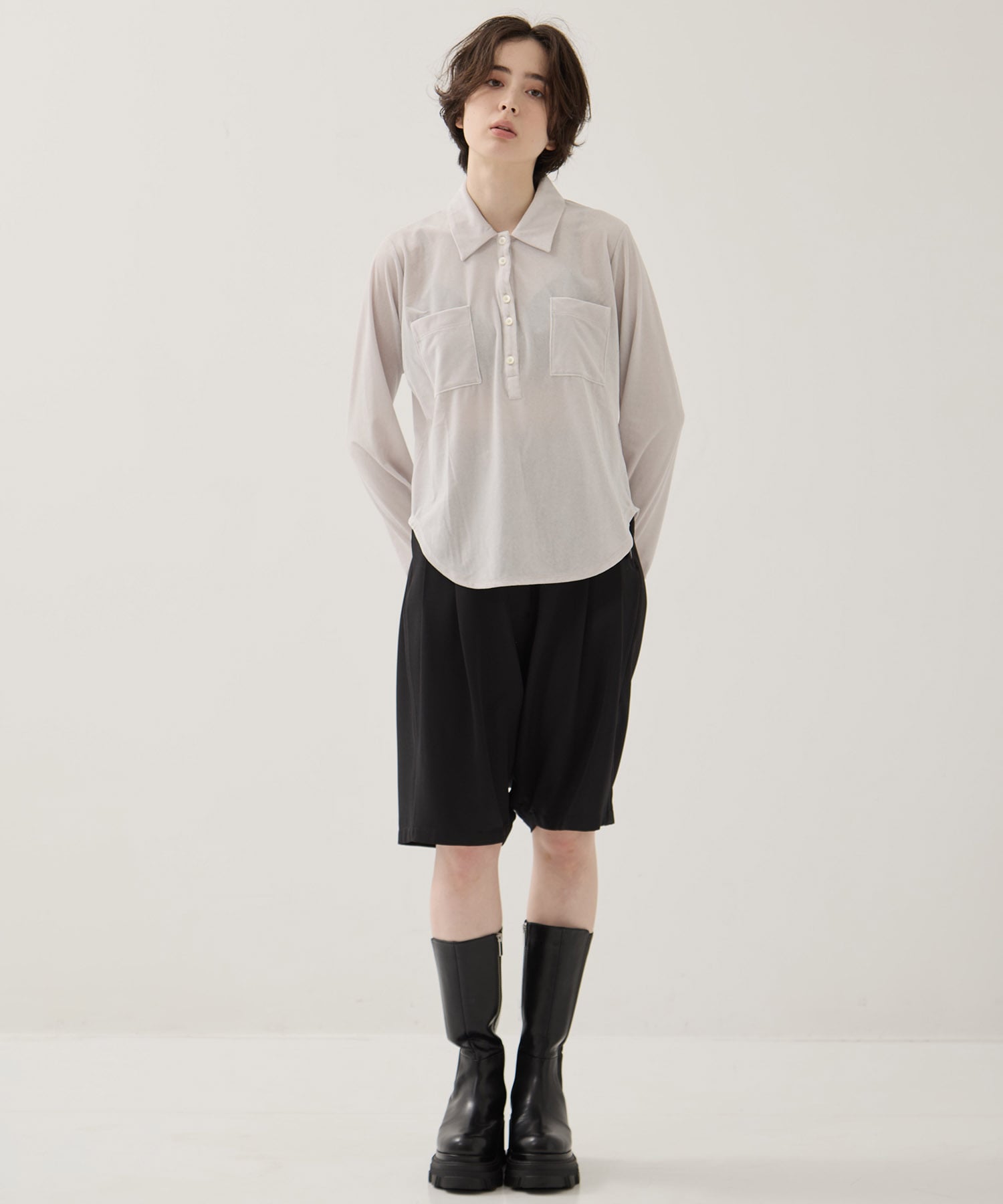 Velours Polo Shirt STUDIOUS