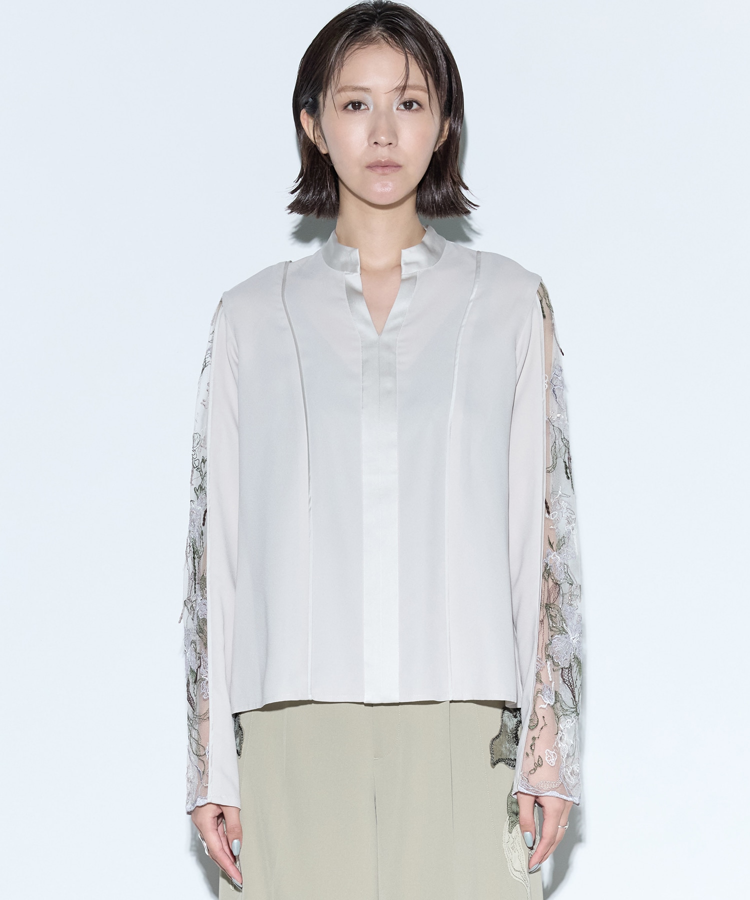 Tears flower lace tops MURRAL