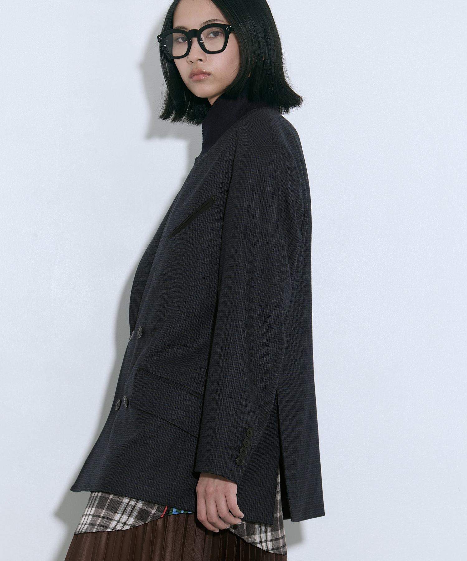 Wool check jacket TOGA