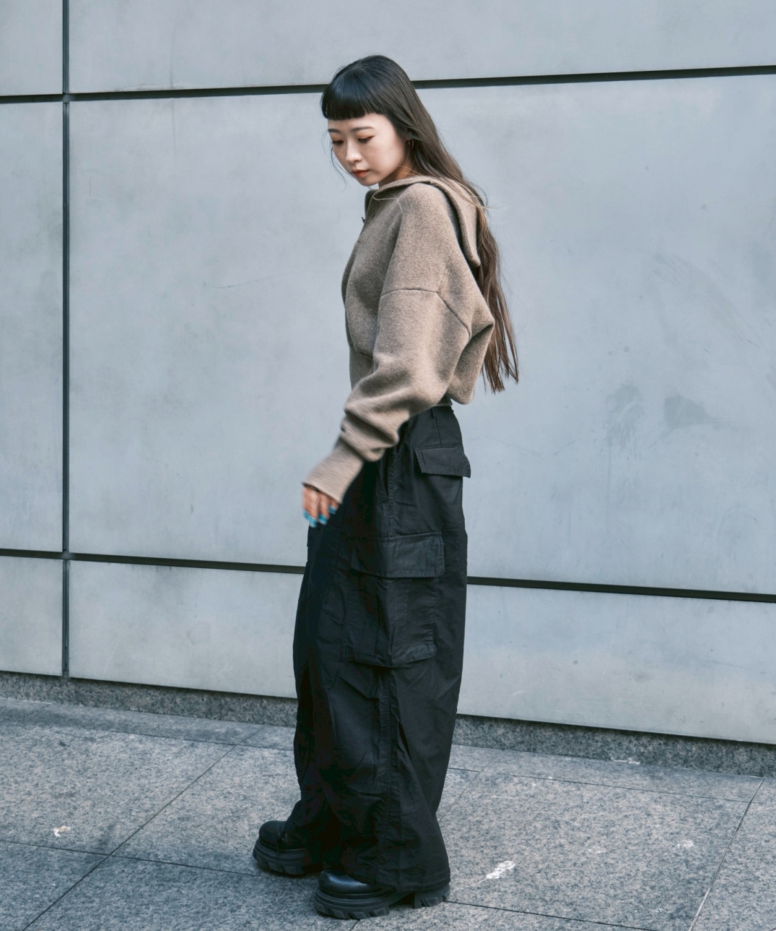 別注 SAILOR COLLAR KNIT ROUTINE