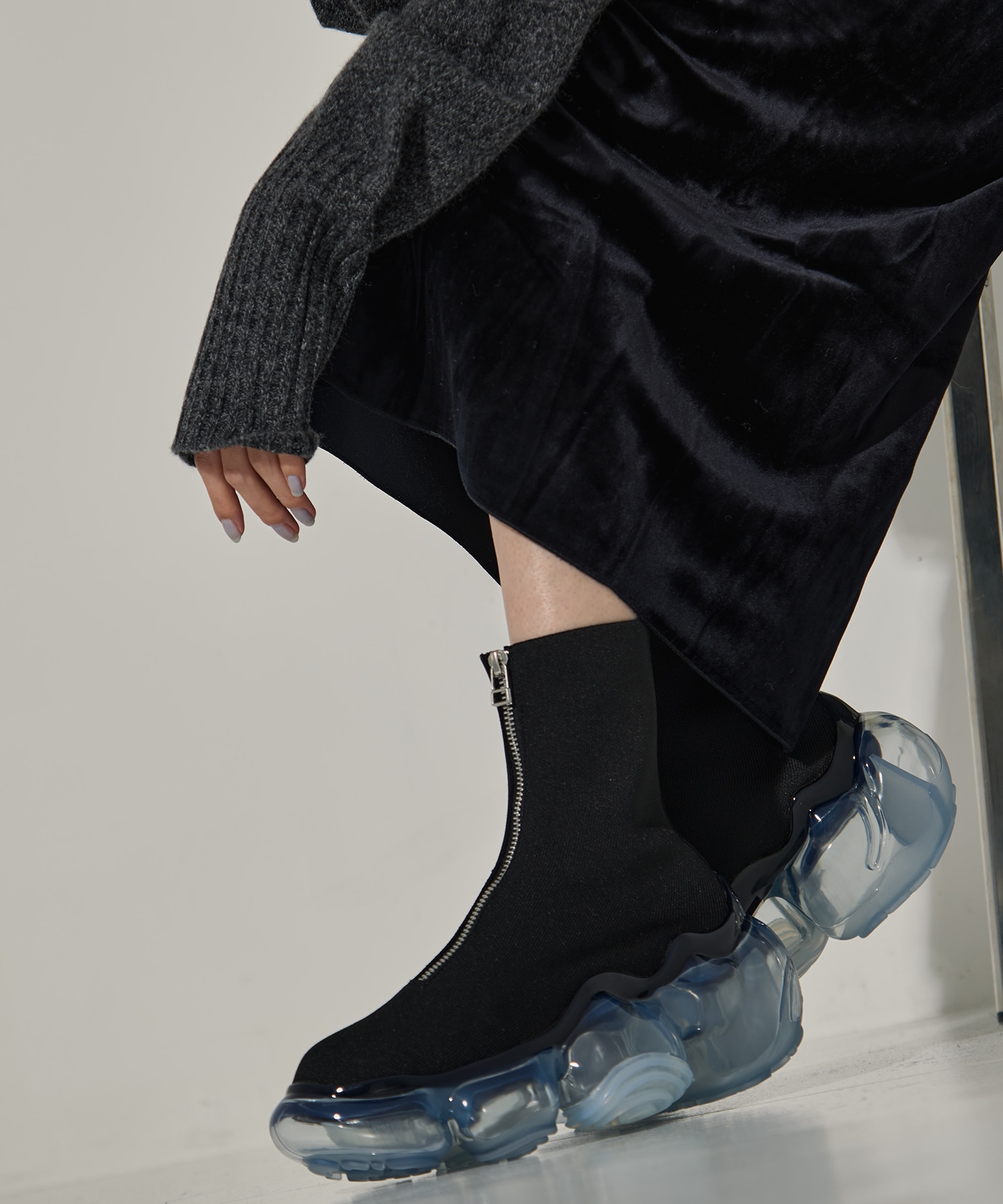 別注 ZIP MOOPIE BOOTS grounds