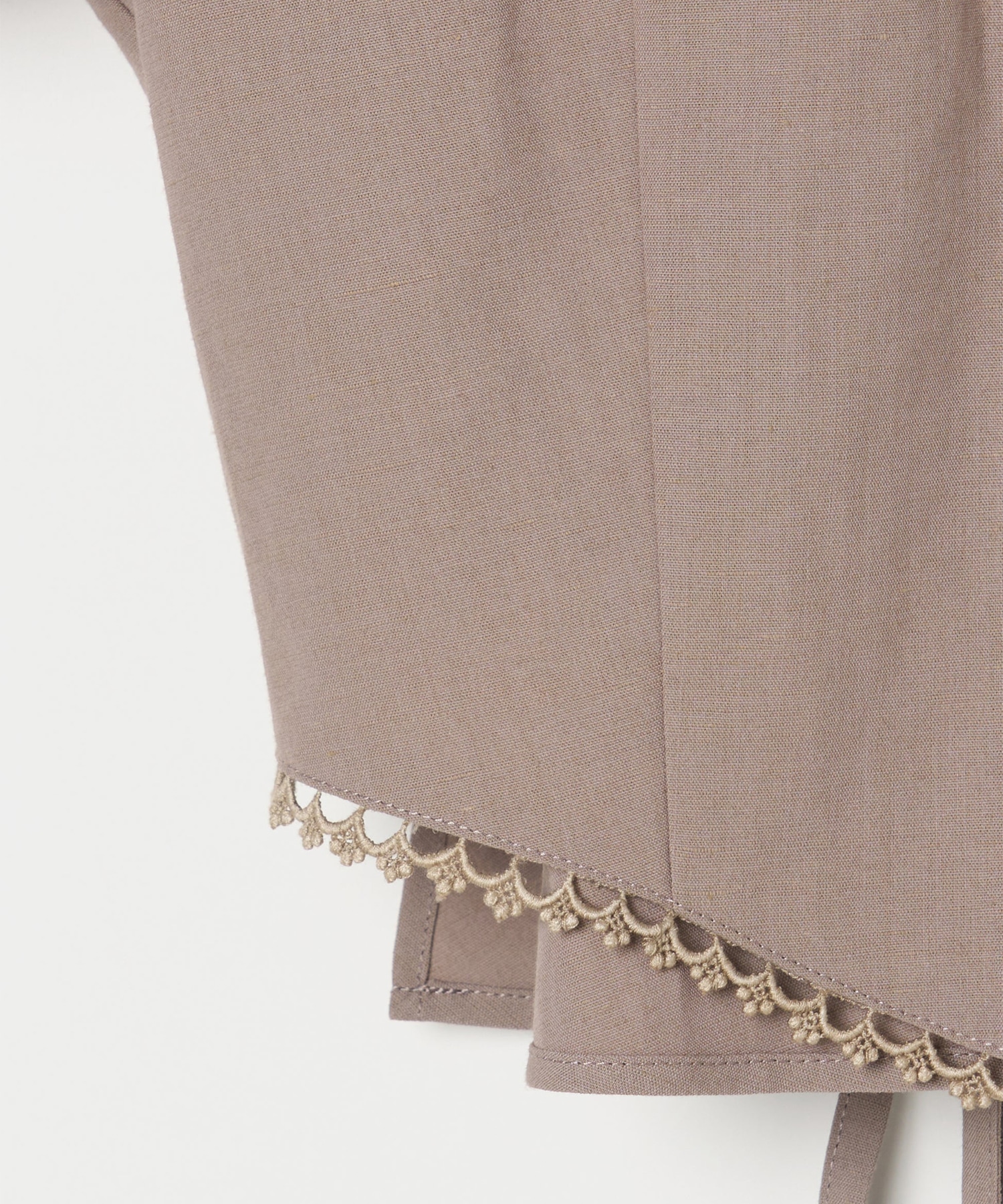 back curtain cropped blouse tanakadaisuke